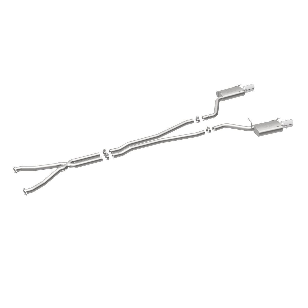 MagnaFlow Exhaust Products 16636 - Street Series Polished Cat-Back System 2
