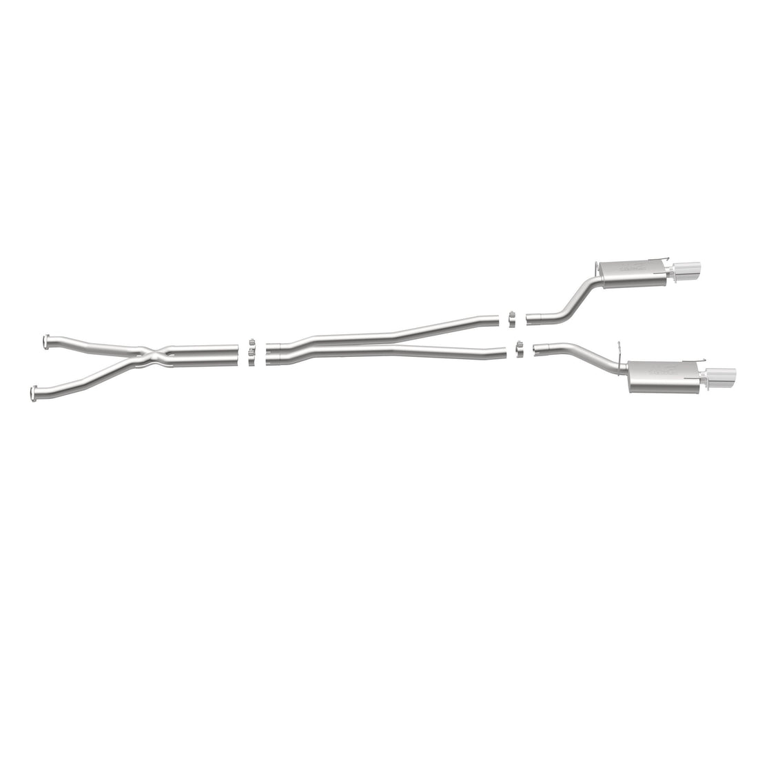 MagnaFlow Exhaust Products 16636 - Street Series Polished Cat-Back System 4