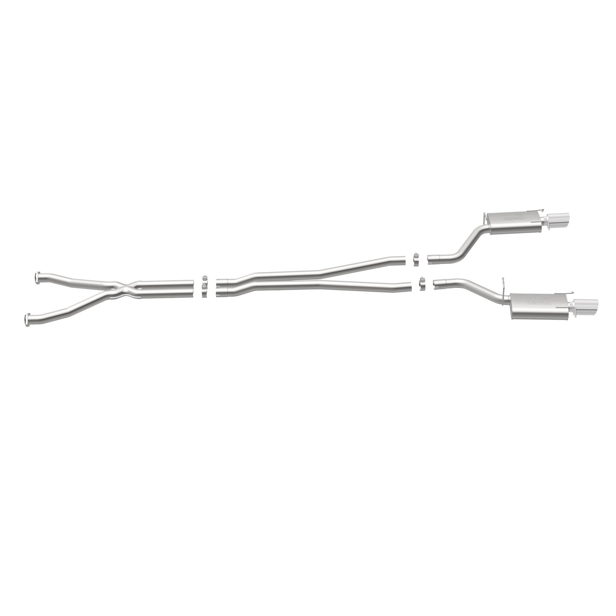MagnaFlow Exhaust Products 16636 - Street Series Polished Cat-Back System 4