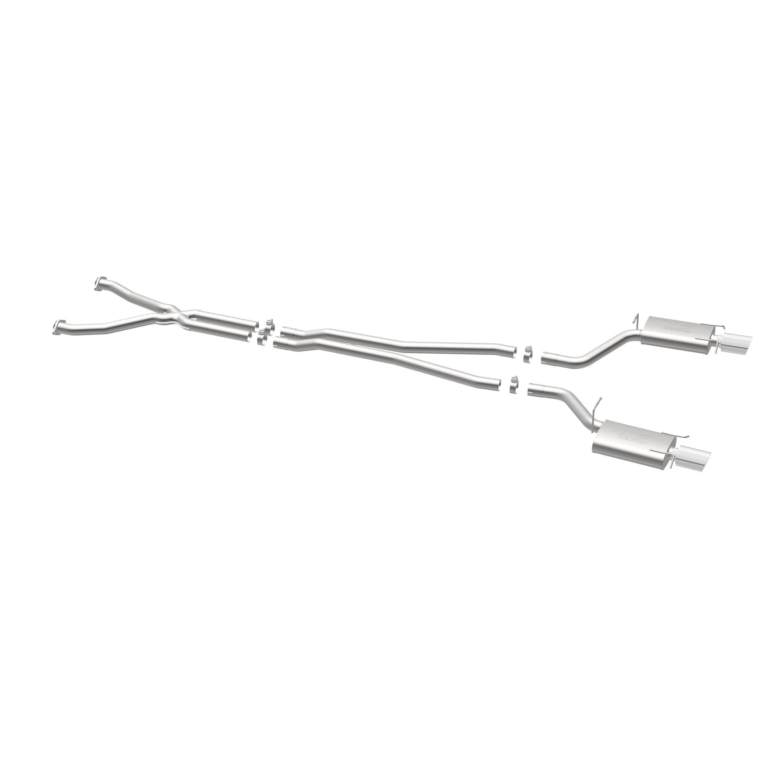 MagnaFlow Exhaust Products 16636 - Street Series Polished Cat-Back System 5