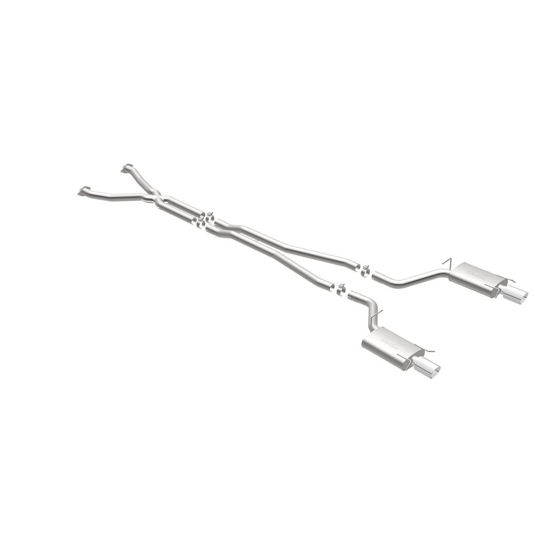 MagnaFlow Exhaust Products 16636 - Street Series Polished Cat-Back System