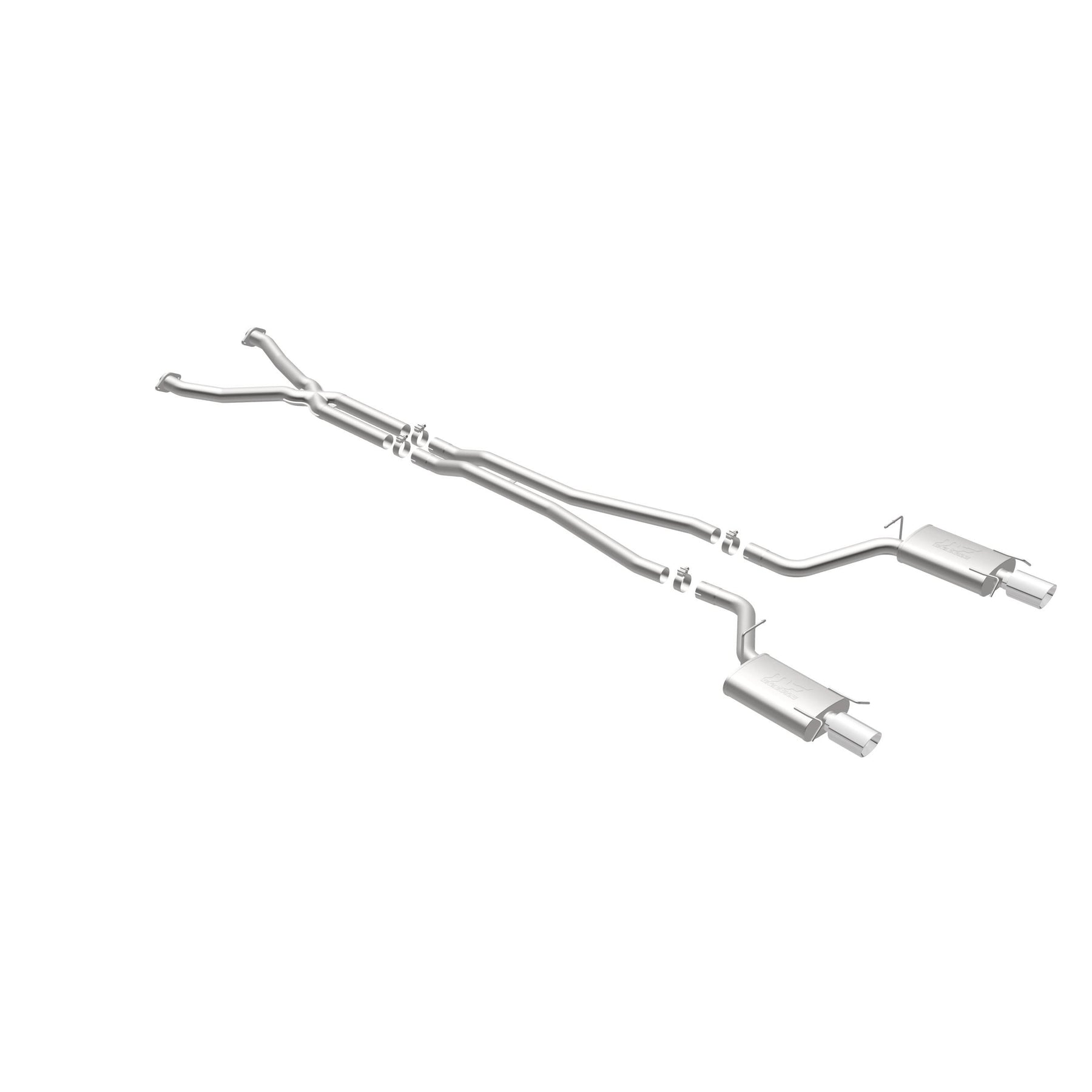 MagnaFlow Exhaust Products 16636 - Street Series Polished Cat-Back System