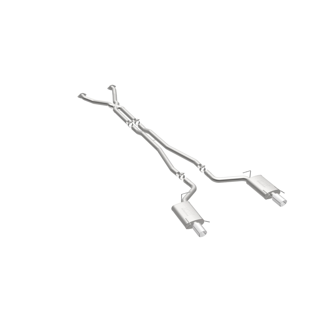 MagnaFlow Exhaust Products 16636 - Street Series Polished Cat-Back System