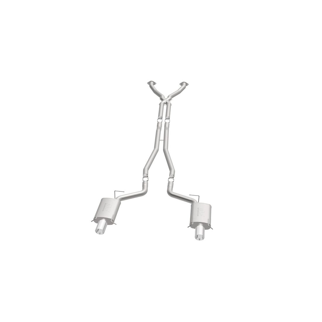 MagnaFlow Exhaust Products 16636 - Street Series Polished Cat-Back System