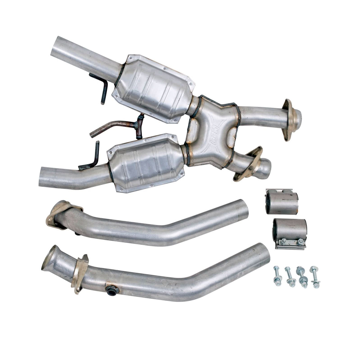 BBK Performance Parts 1663 - 1994-1995 MUSTANG 5.0 2.5 FULL X PIPE W/CONVERTERS 2