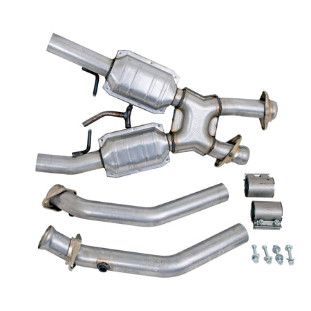 BBK Performance Parts 1663 - 1994-1995 MUSTANG 5.0 2.5 FULL X PIPE W/CONVERTERS 2