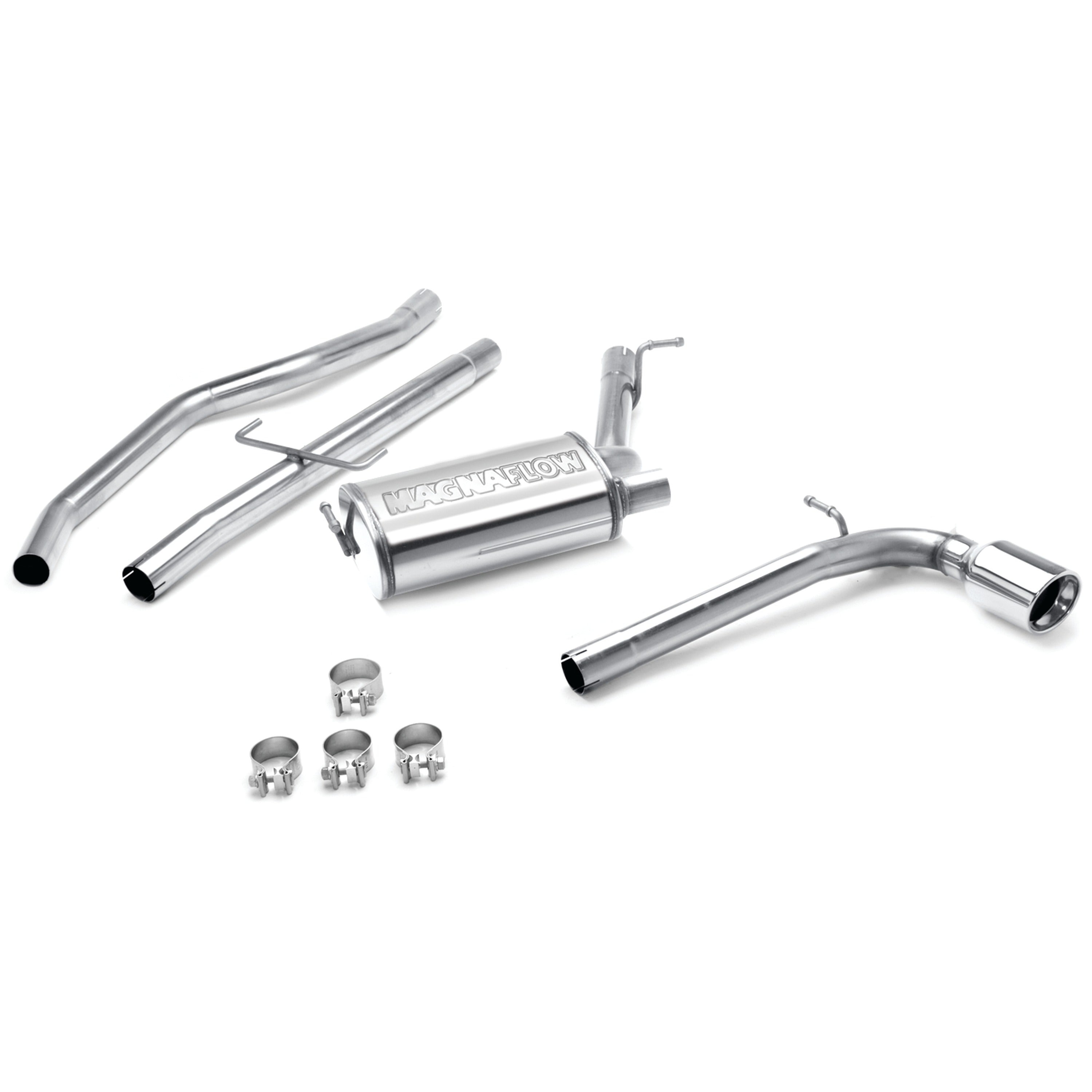 MagnaFlow Exhaust Products 16640 - Street Series Polished Cat-Back System 5