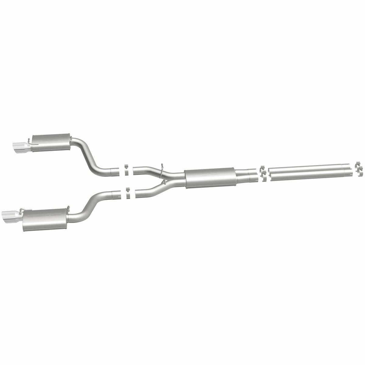 MagnaFlow Exhaust Products Exhaust MagnaFlow Exhaust Products 16642 - Street Series Polished Cat-Back System