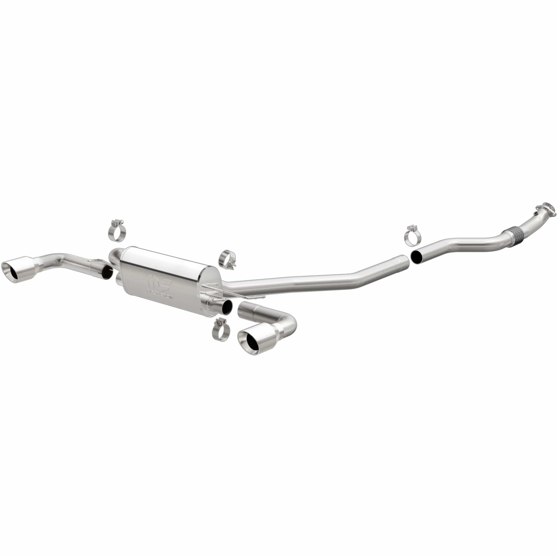 MagnaFlow Exhaust MagnaFlow Exhaust Products 16645 - Street Series Polished Cat-Back System