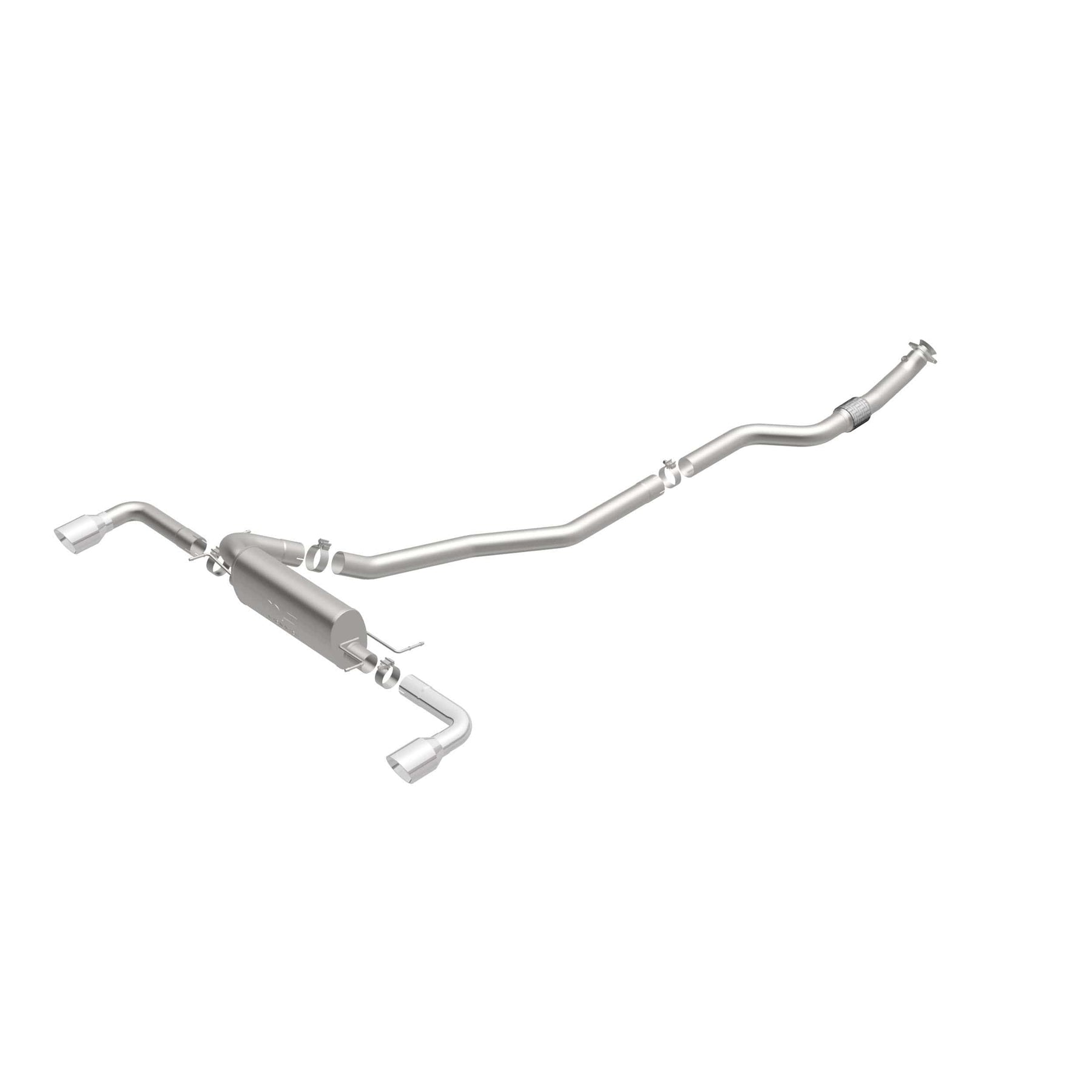 MagnaFlow Exhaust MagnaFlow Exhaust Products 16645 - Street Series Polished Cat-Back System