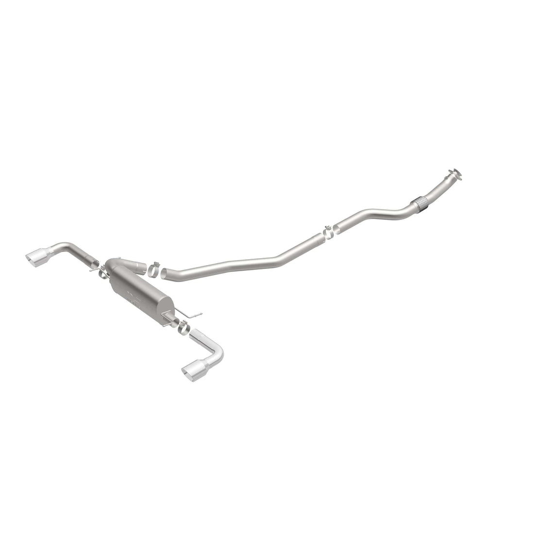 MagnaFlow Exhaust MagnaFlow Exhaust Products 16645 - Street Series Polished Cat-Back System