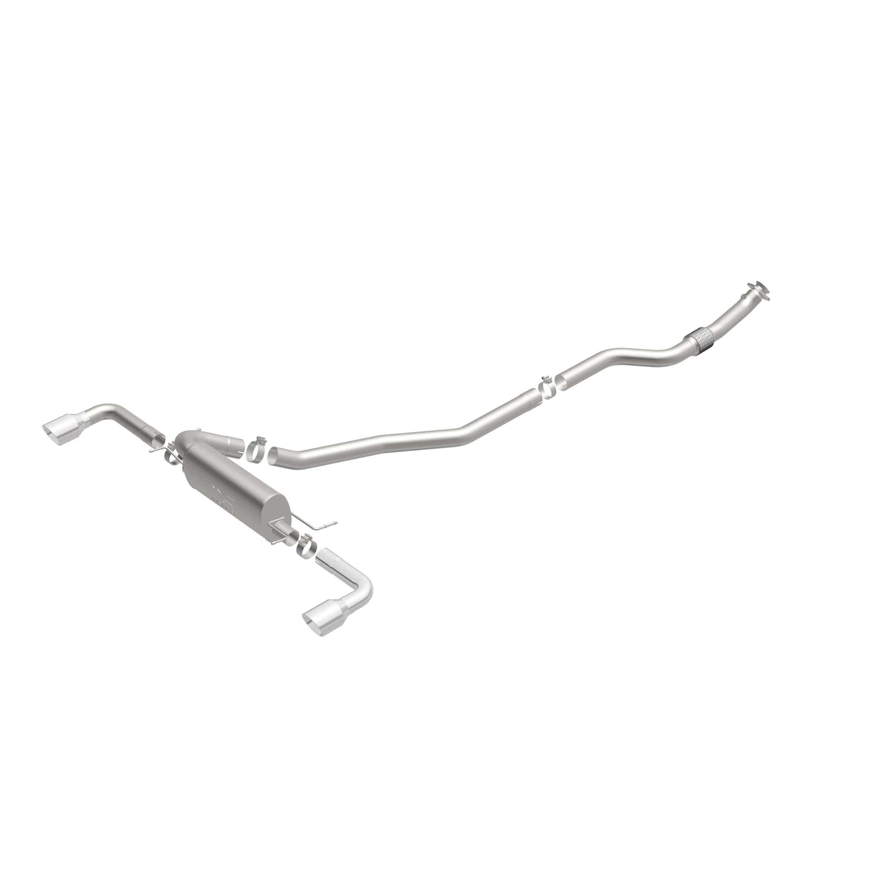 MagnaFlow Exhaust MagnaFlow Exhaust Products 16645 - Street Series Polished Cat-Back System
