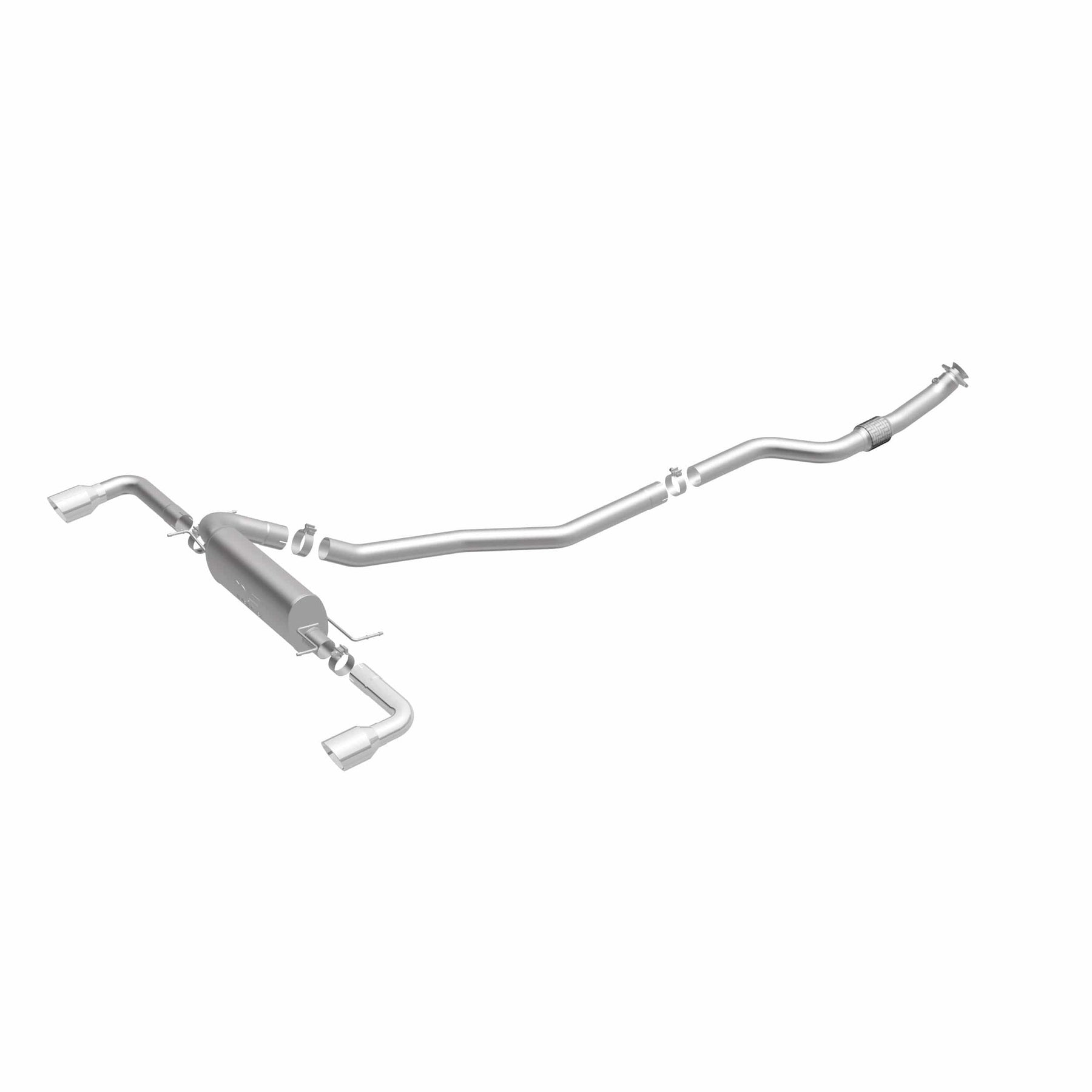 MagnaFlow Exhaust MagnaFlow Exhaust Products 16645 - Street Series Polished Cat-Back System