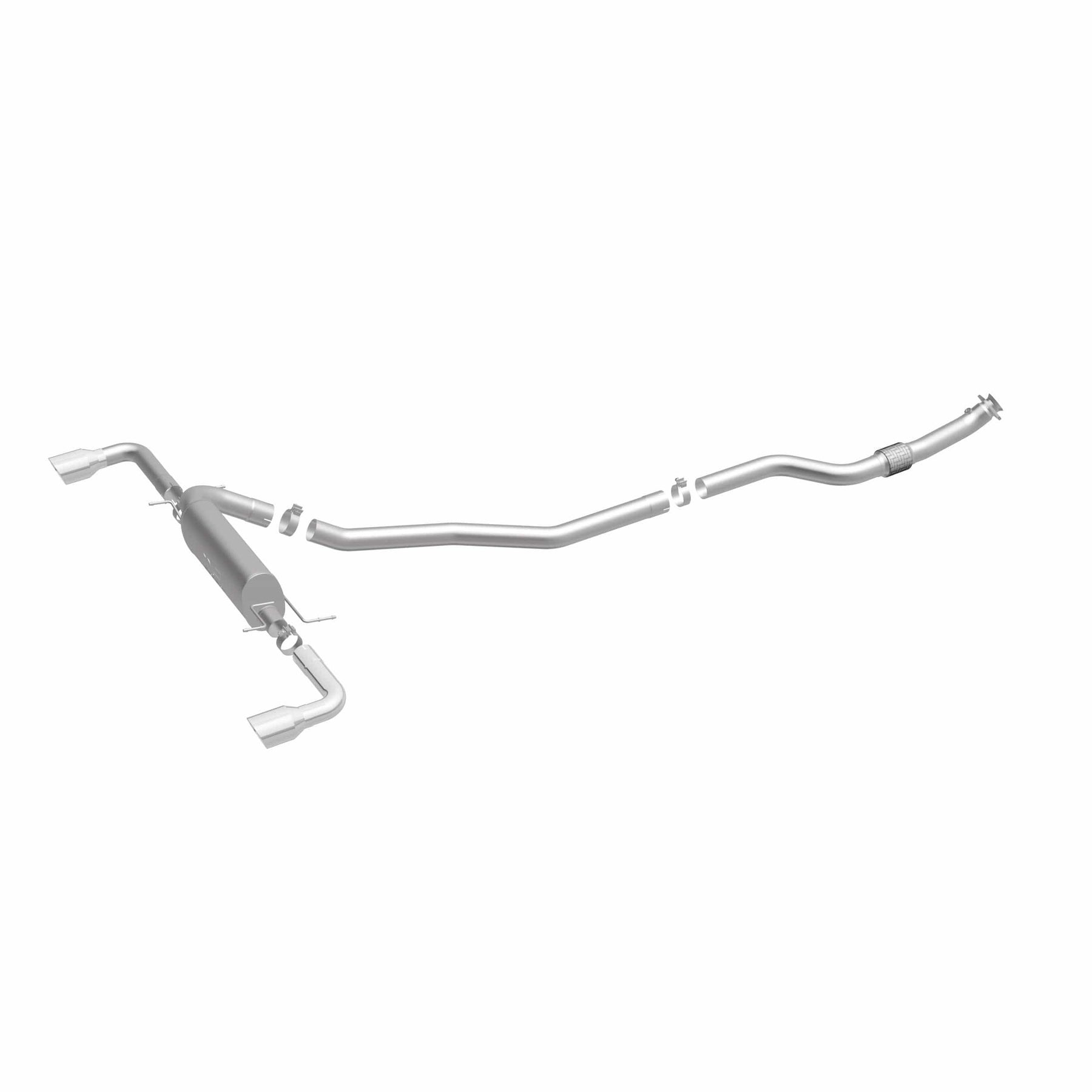 MagnaFlow Exhaust MagnaFlow Exhaust Products 16645 - Street Series Polished Cat-Back System