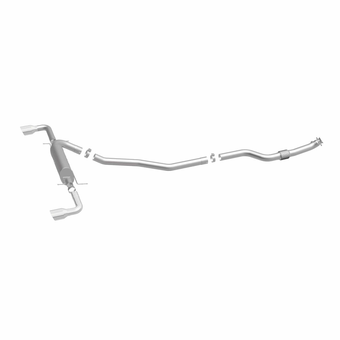 MagnaFlow Exhaust MagnaFlow Exhaust Products 16645 - Street Series Polished Cat-Back System
