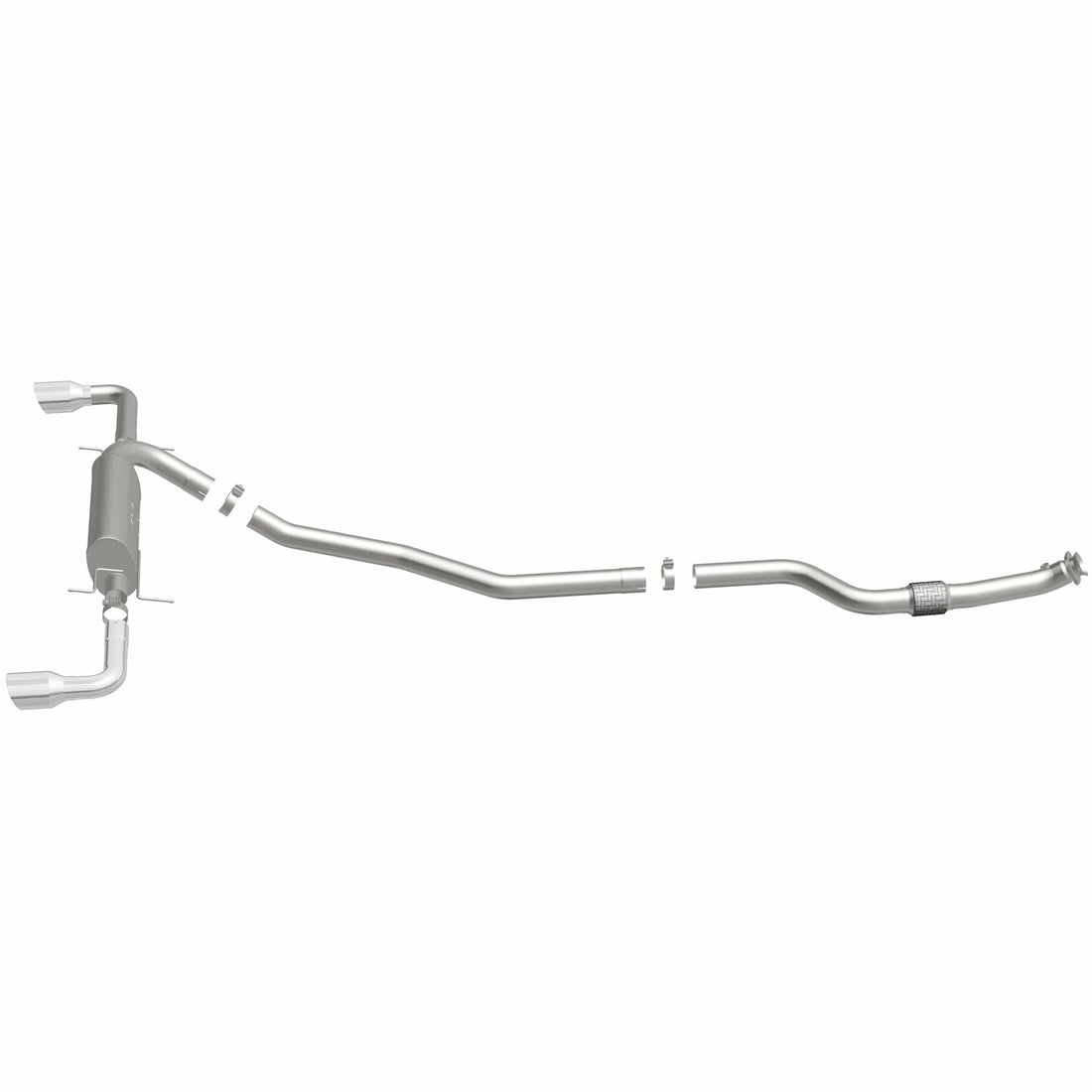 MagnaFlow Exhaust MagnaFlow Exhaust Products 16645 - Street Series Polished Cat-Back System