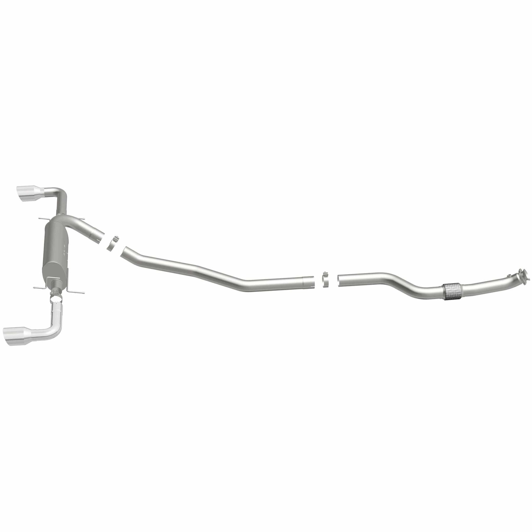 MagnaFlow Exhaust MagnaFlow Exhaust Products 16645 - Street Series Polished Cat-Back System