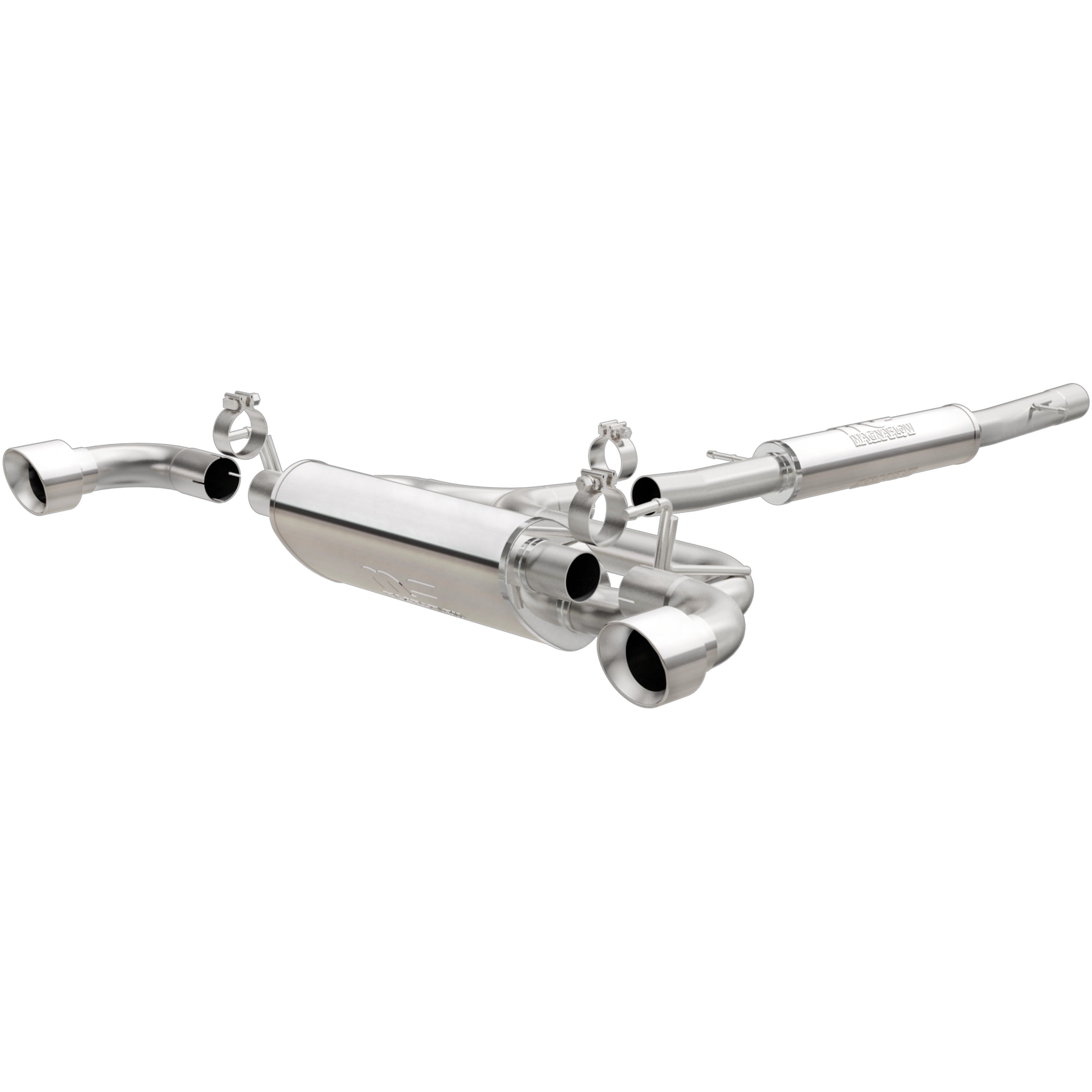 MagnaFlow Exhaust Products 16650 - Touring Series Polished Cat-Back System 1
