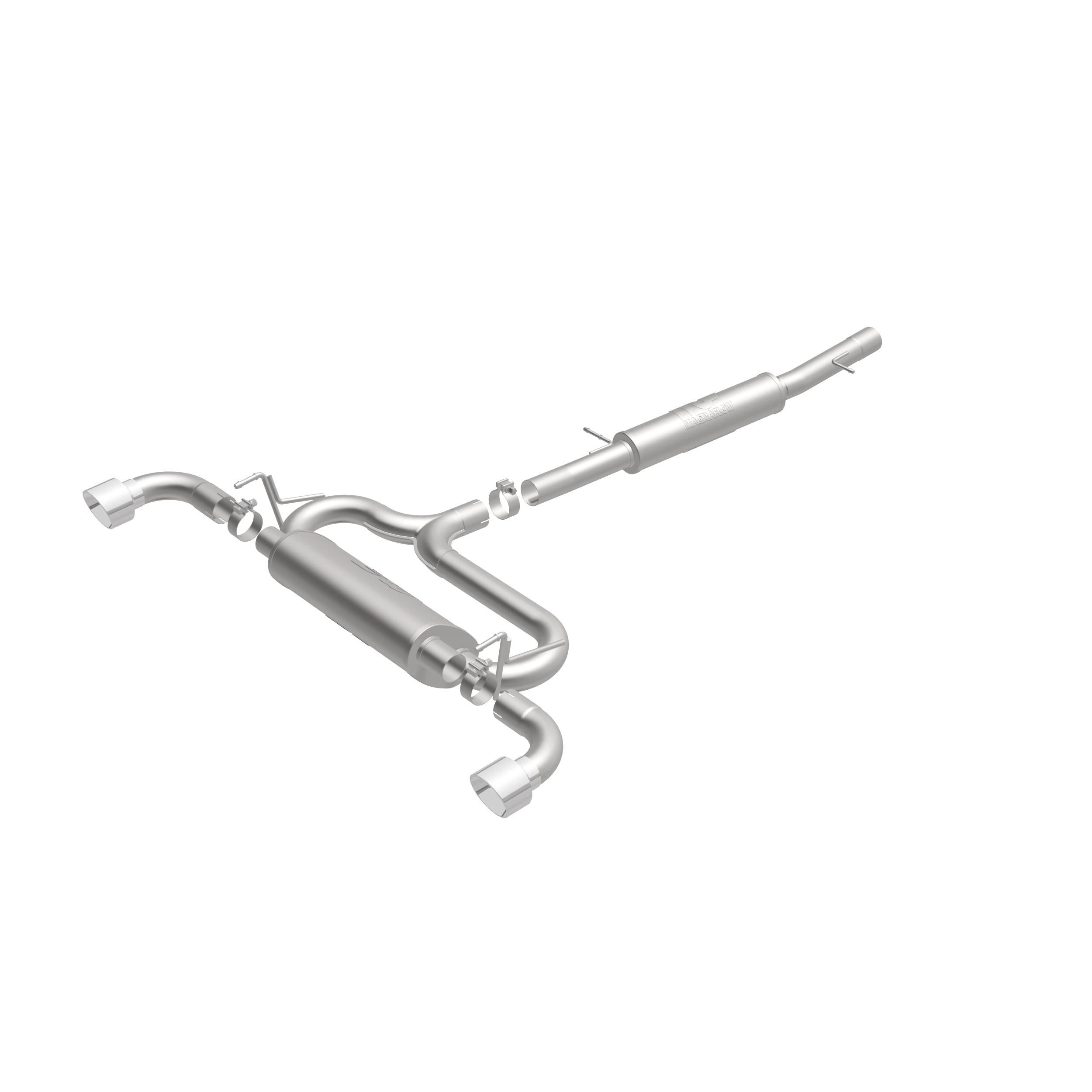 MagnaFlow Exhaust Products 16650 - Touring Series Polished Cat-Back System 2