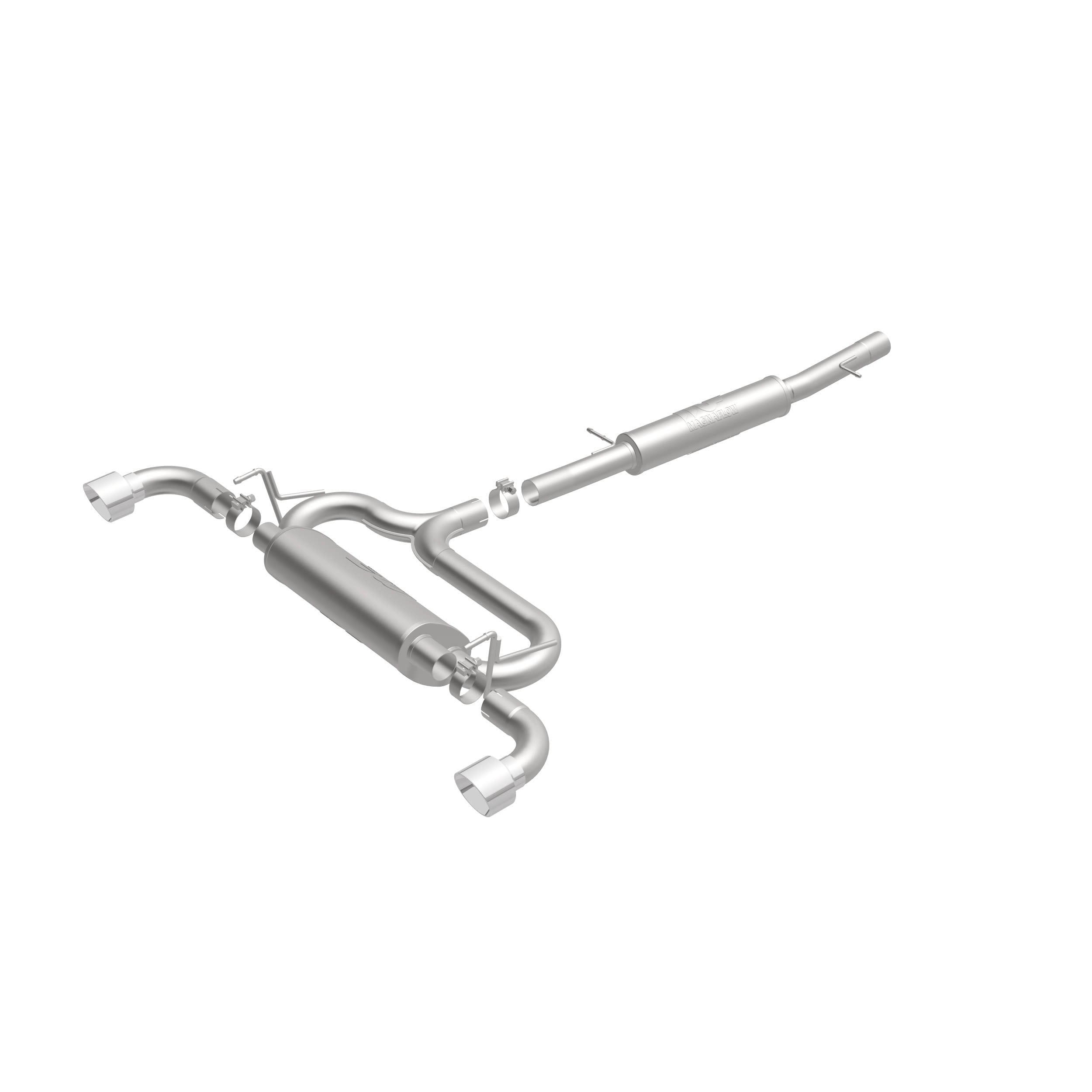 MagnaFlow Exhaust Products 16650 - Touring Series Polished Cat-Back System 3
