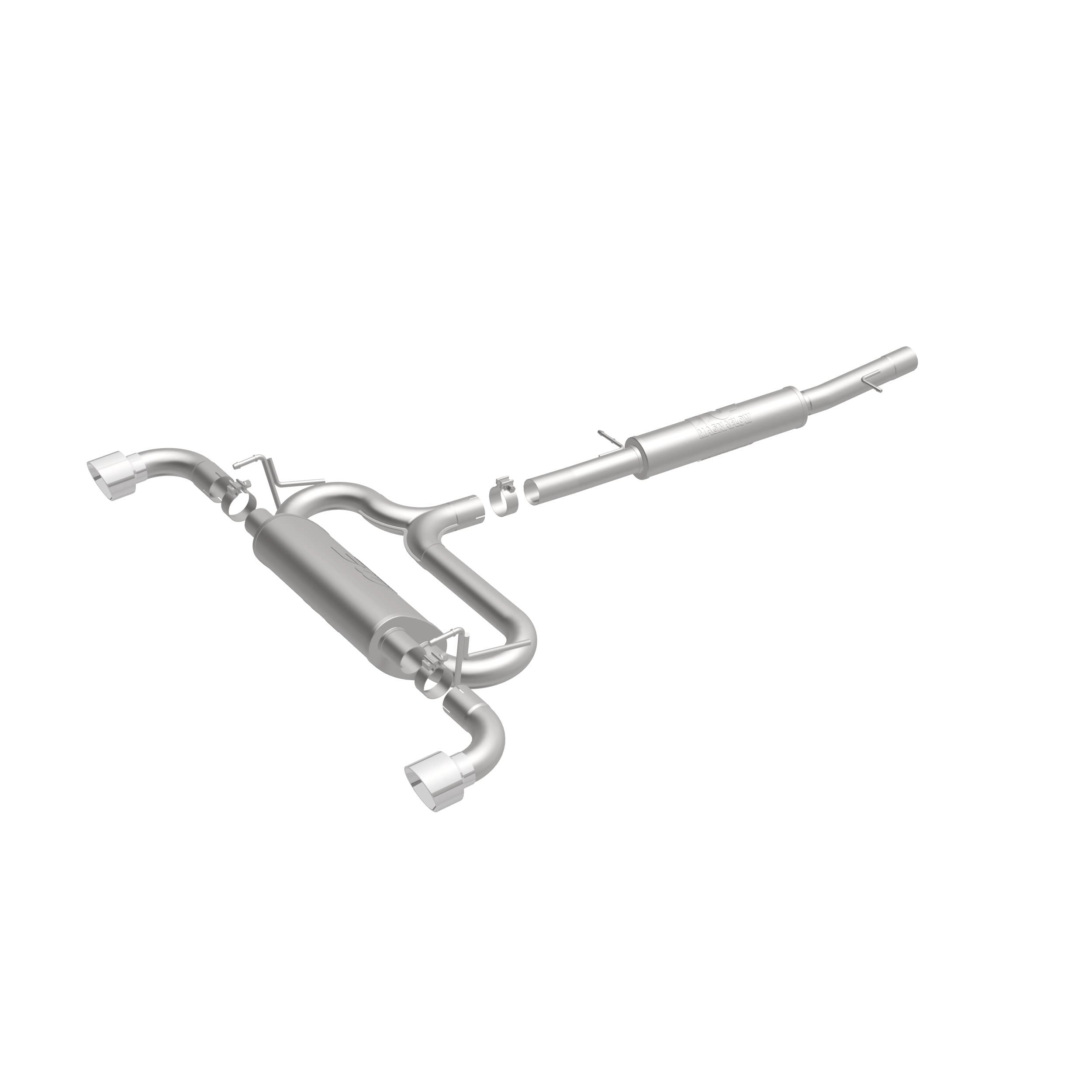 MagnaFlow Exhaust Products 16650 - Touring Series Polished Cat-Back System 4