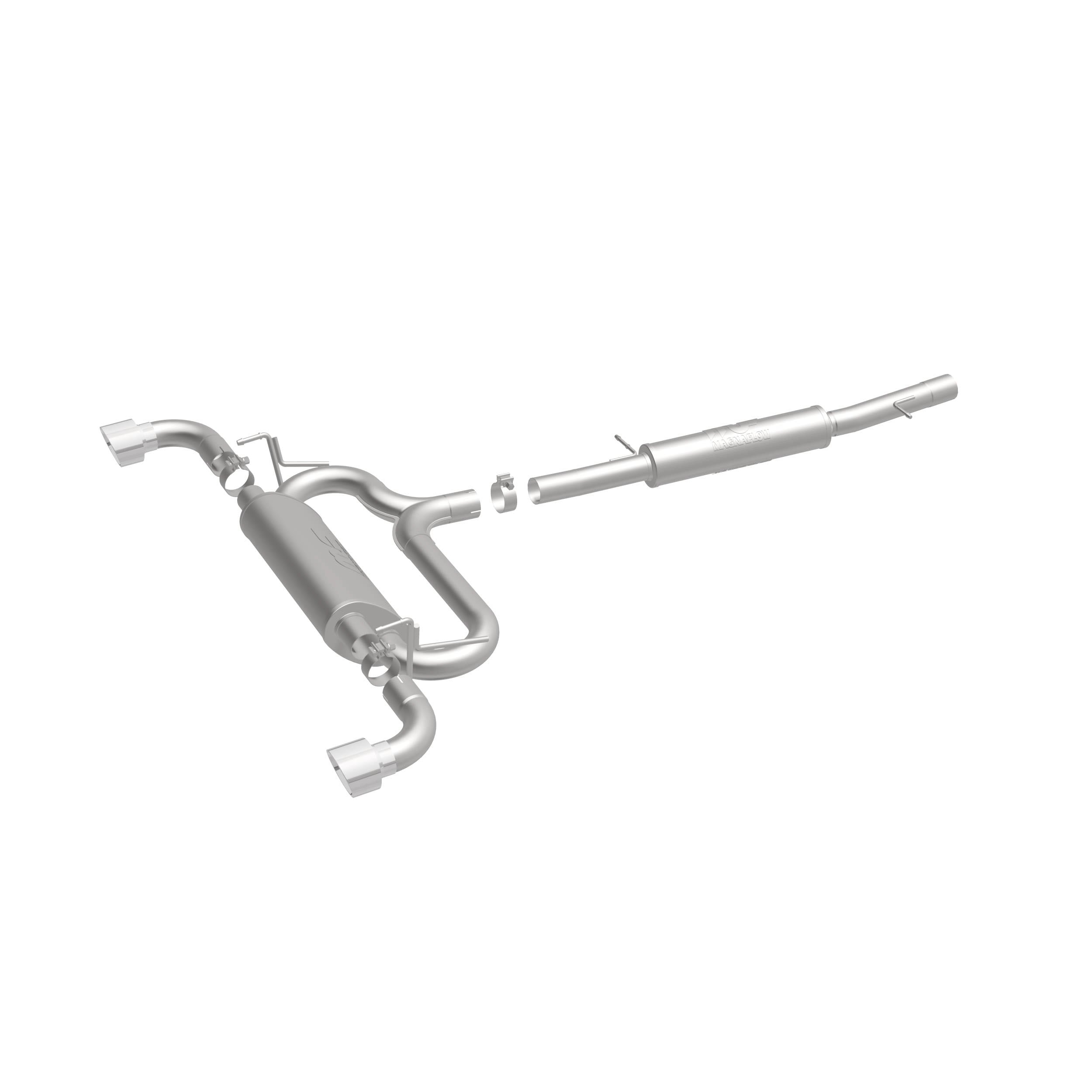 MagnaFlow Exhaust Products 16650 - Touring Series Polished Cat-Back System 5