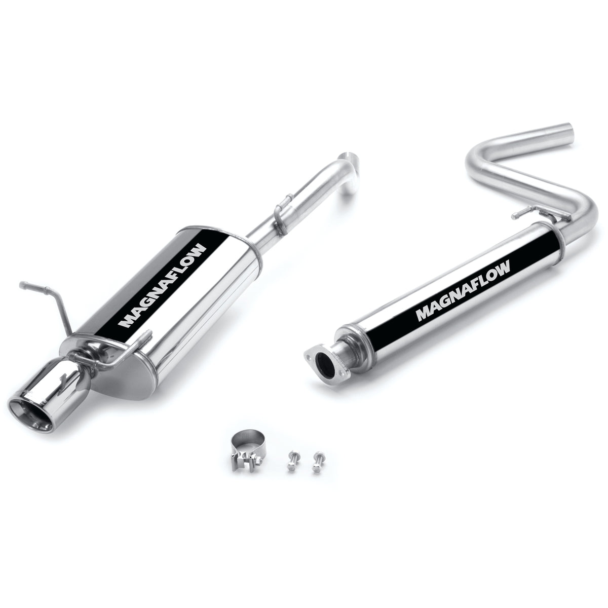 MagnaFlow Exhaust Products 16655 - Street Series Polished Cat-Back System 1