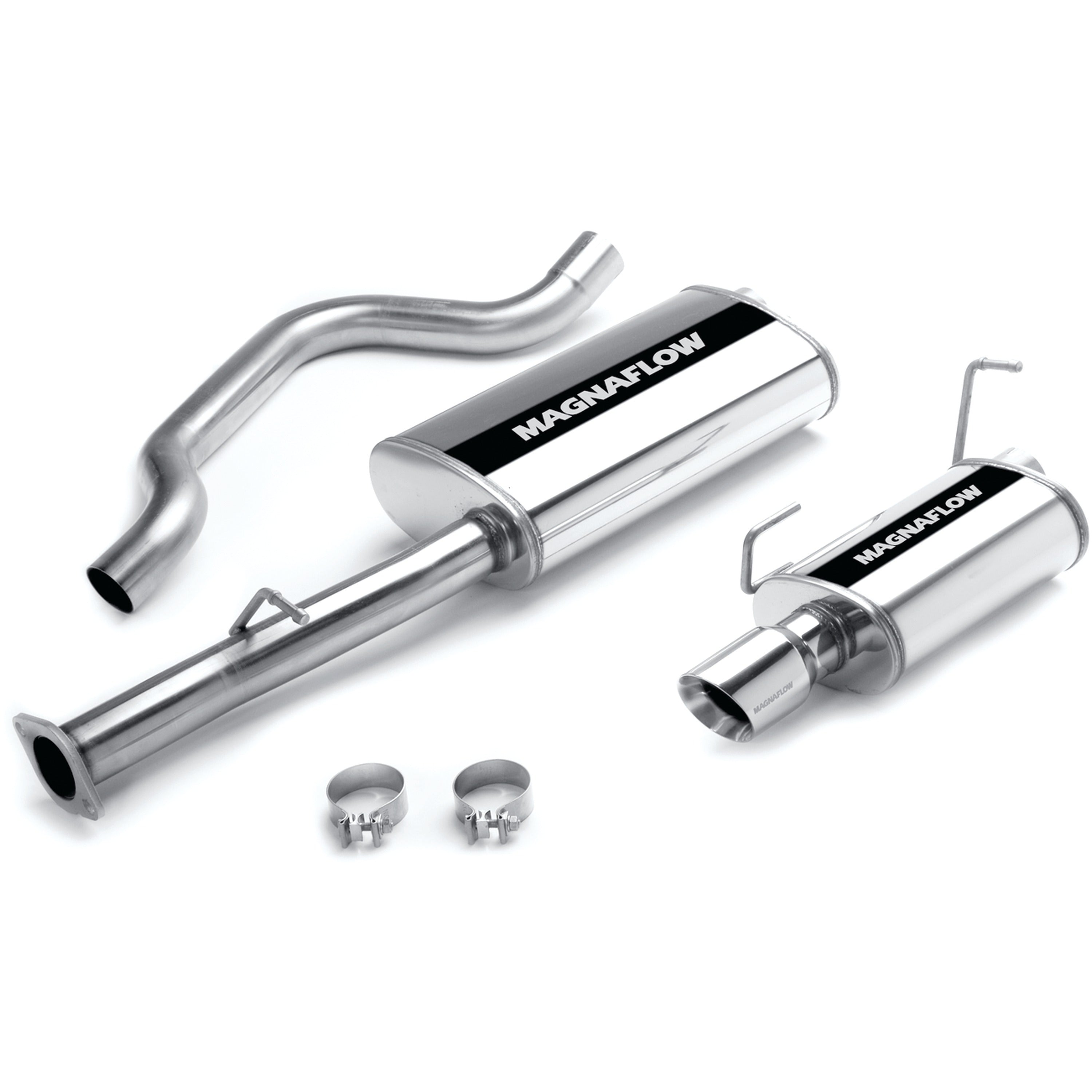 MagnaFlow Exhaust Products 16656 - Street Series Polished Cat-Back System 1