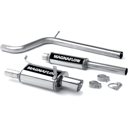 MagnaFlow Exhaust Products 16657 - Street Series Polished Cat-Back System 1
