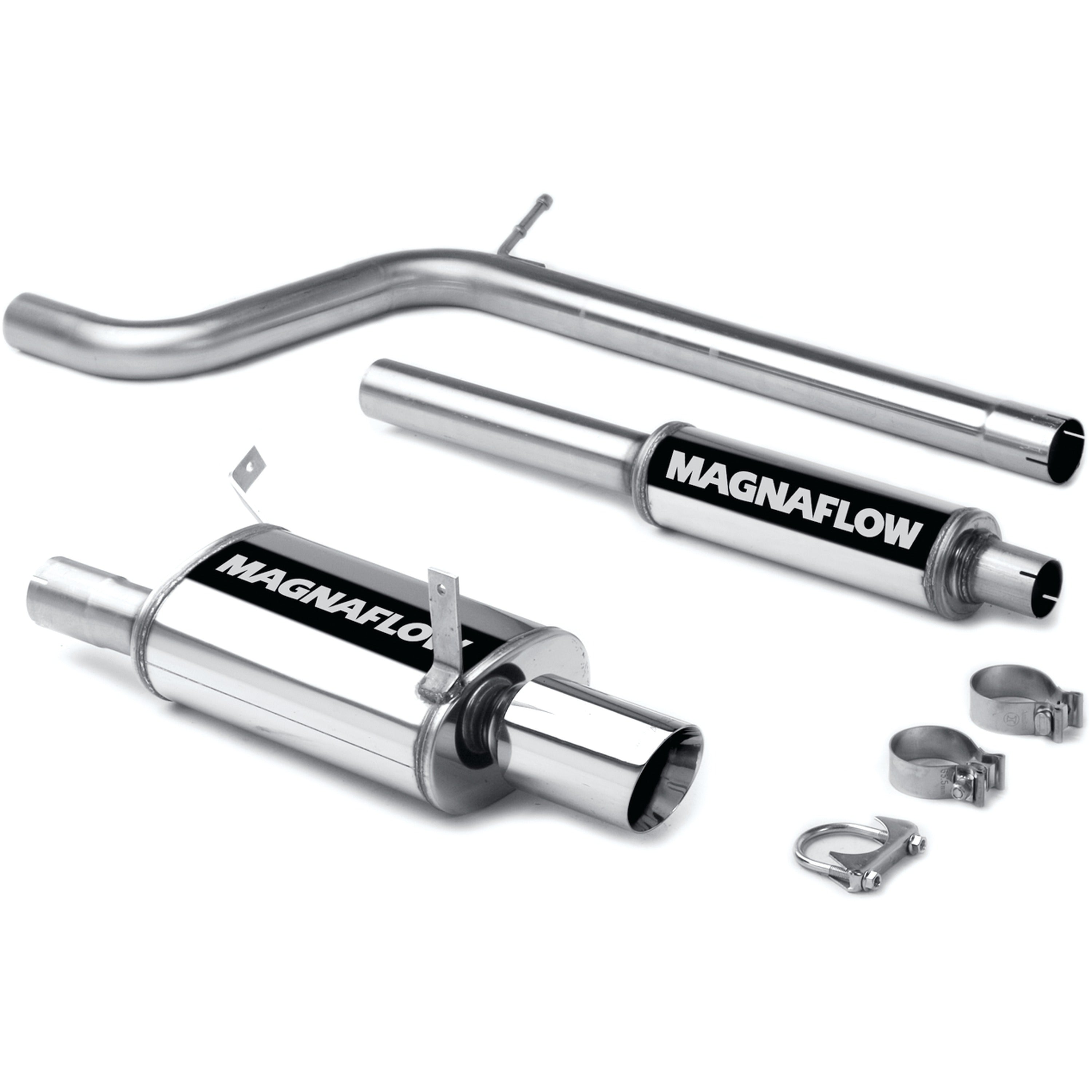 MagnaFlow Exhaust Products 16667 - Street Series Polished Cat-Back System 1