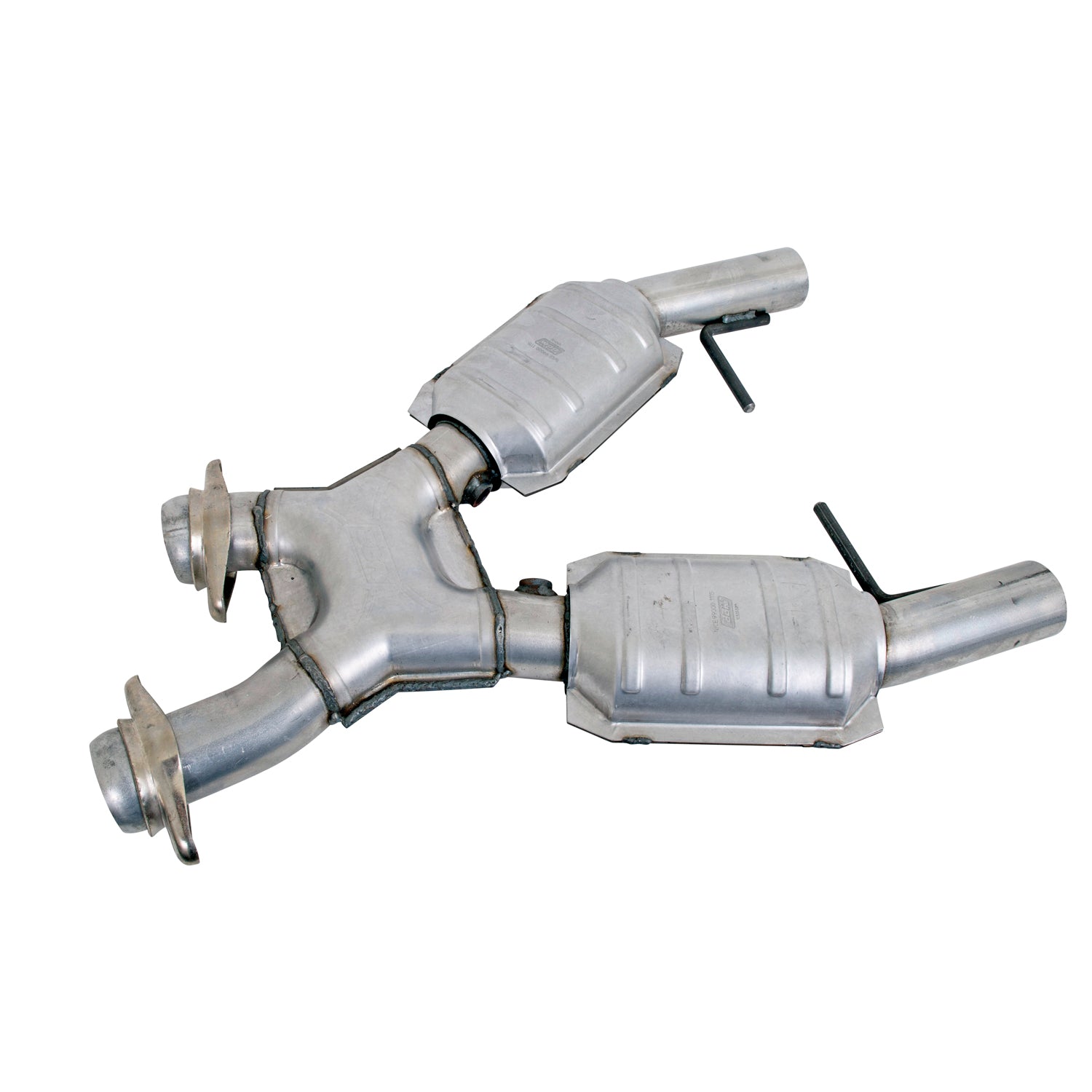 BBK Performance Parts 1666 - 1996-1998 MUSTANG GT 2.5 FULL X PIPE W/CONVERTERS 3