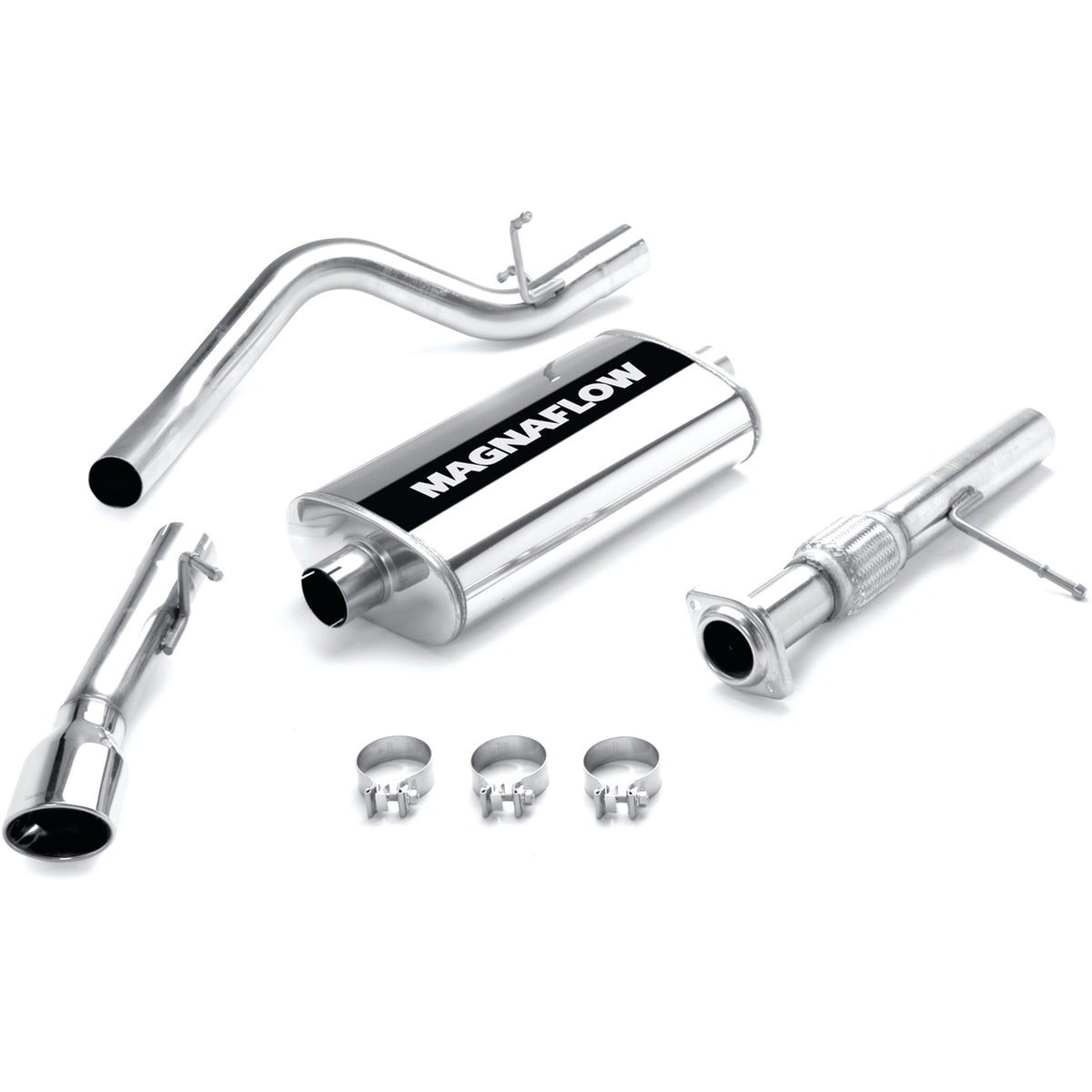 MagnaFlow Exhaust Products 16672 Street cat-back exhaust system kit for 2007-2008 Chevrolet/GMC