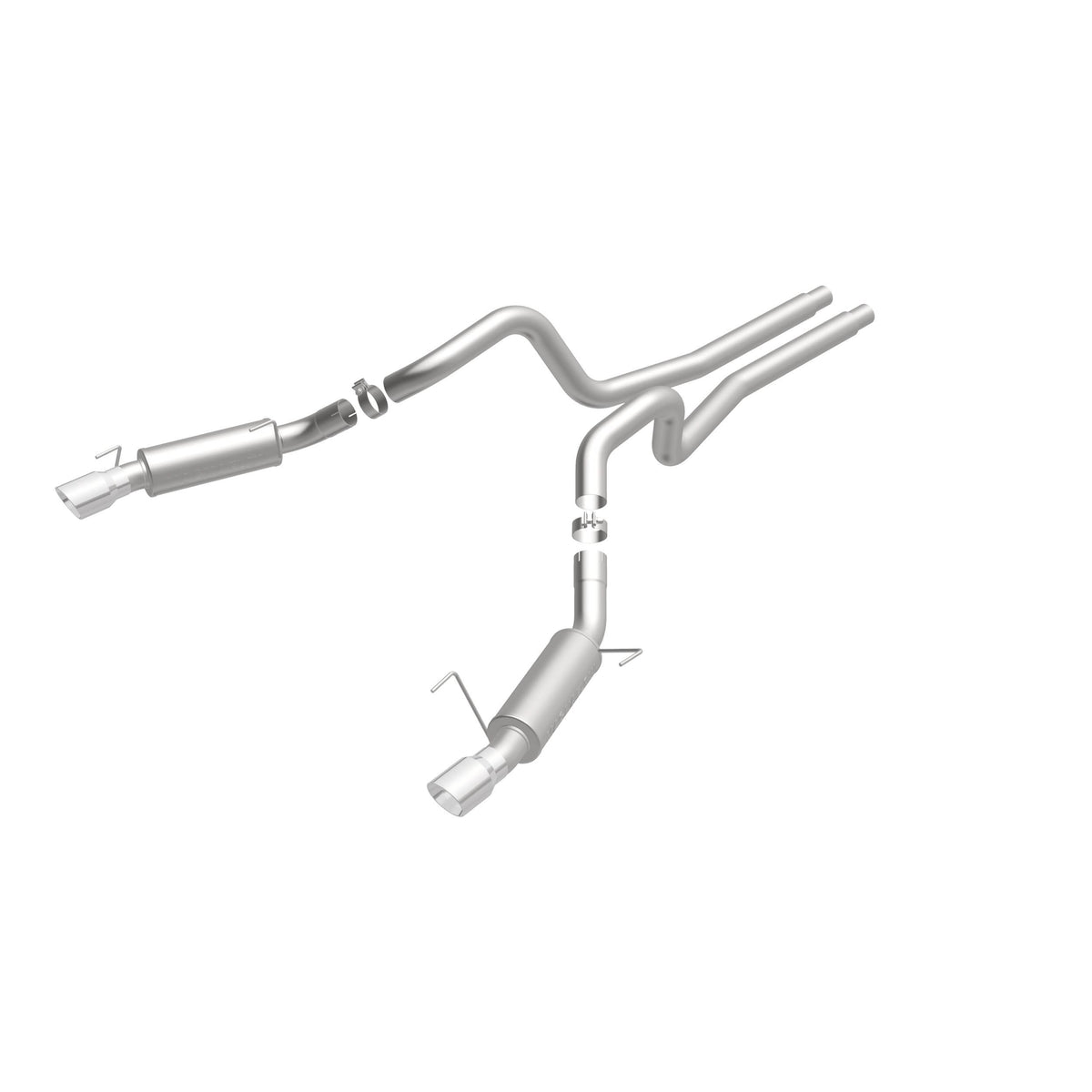 MagnaFlow Exhaust Products 16674 - Competition Series Stainless 3 in Cat-Back 1