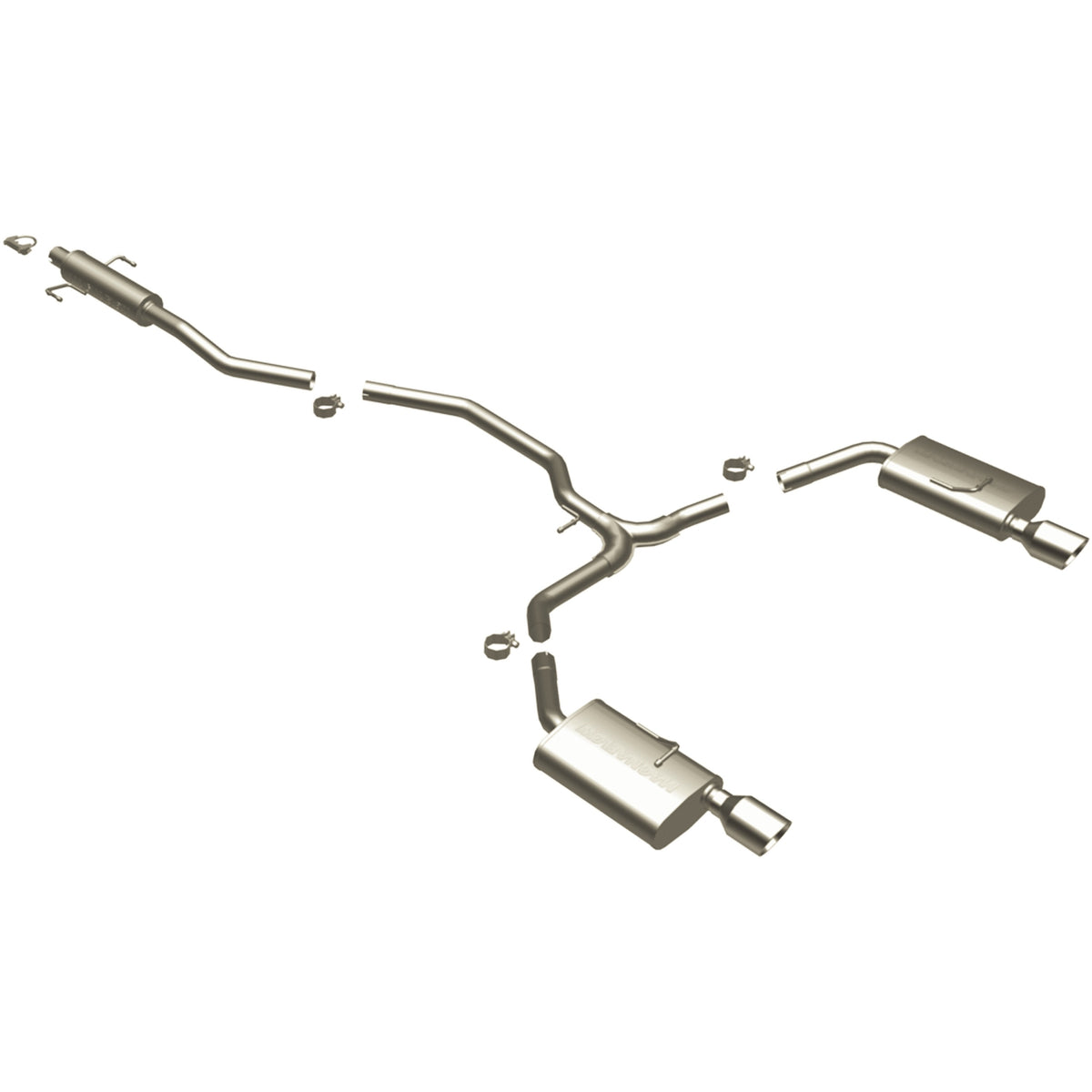MagnaFlow Exhaust Products 16675 Street cat-back exhaust system kit for 2006-2012 Ford/Mercury/Lincoln