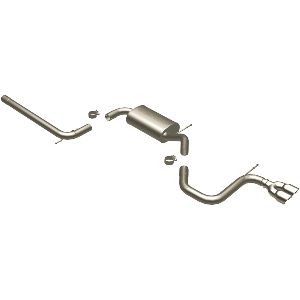 MagnaFlow Exhaust Products 16692 Touring cat-back exhaust system kit for 2006-2014 Volkswagen Golf/Rabbit