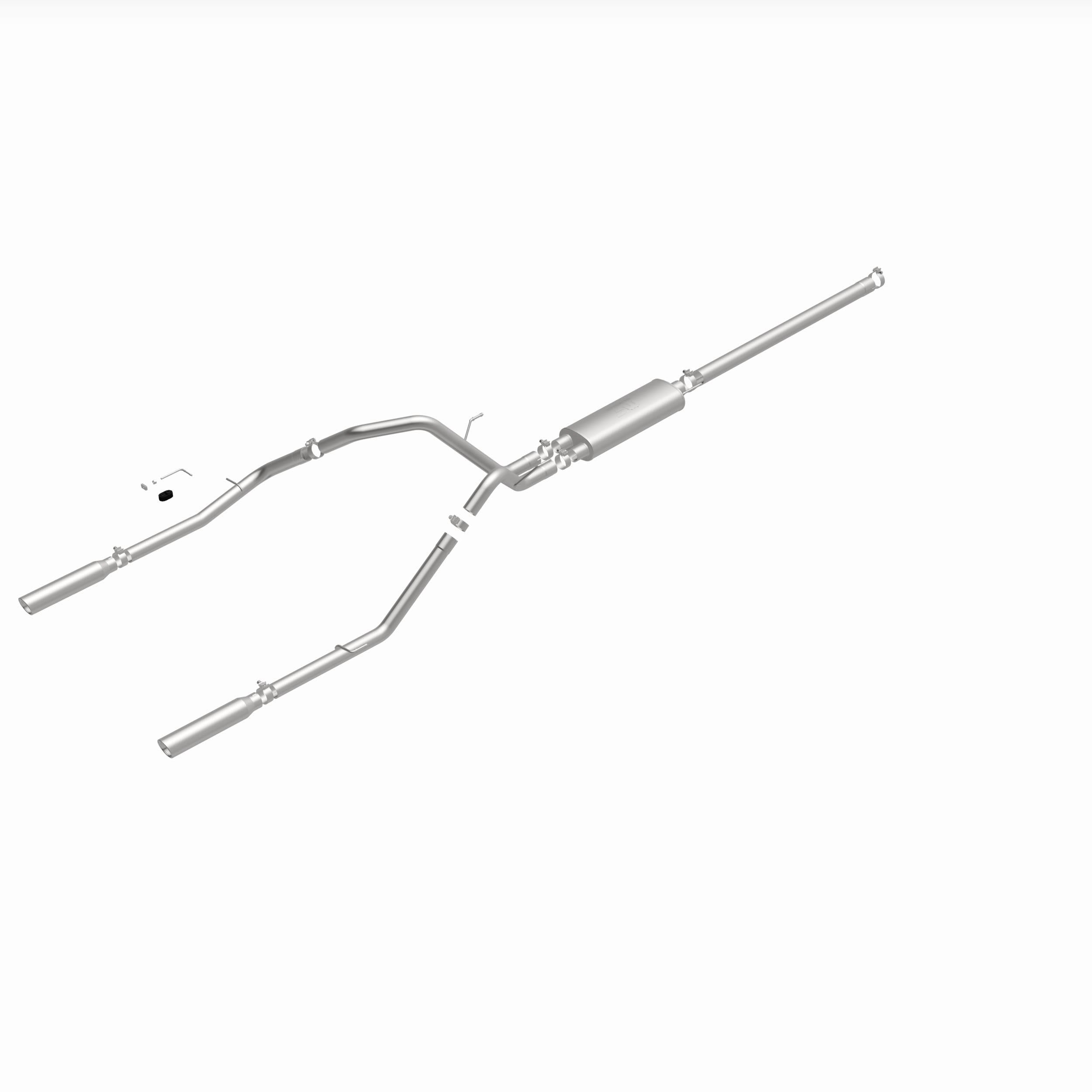 MagnaFlow Exhaust Products 16700 - Street Series Polished Cat-Back System 1