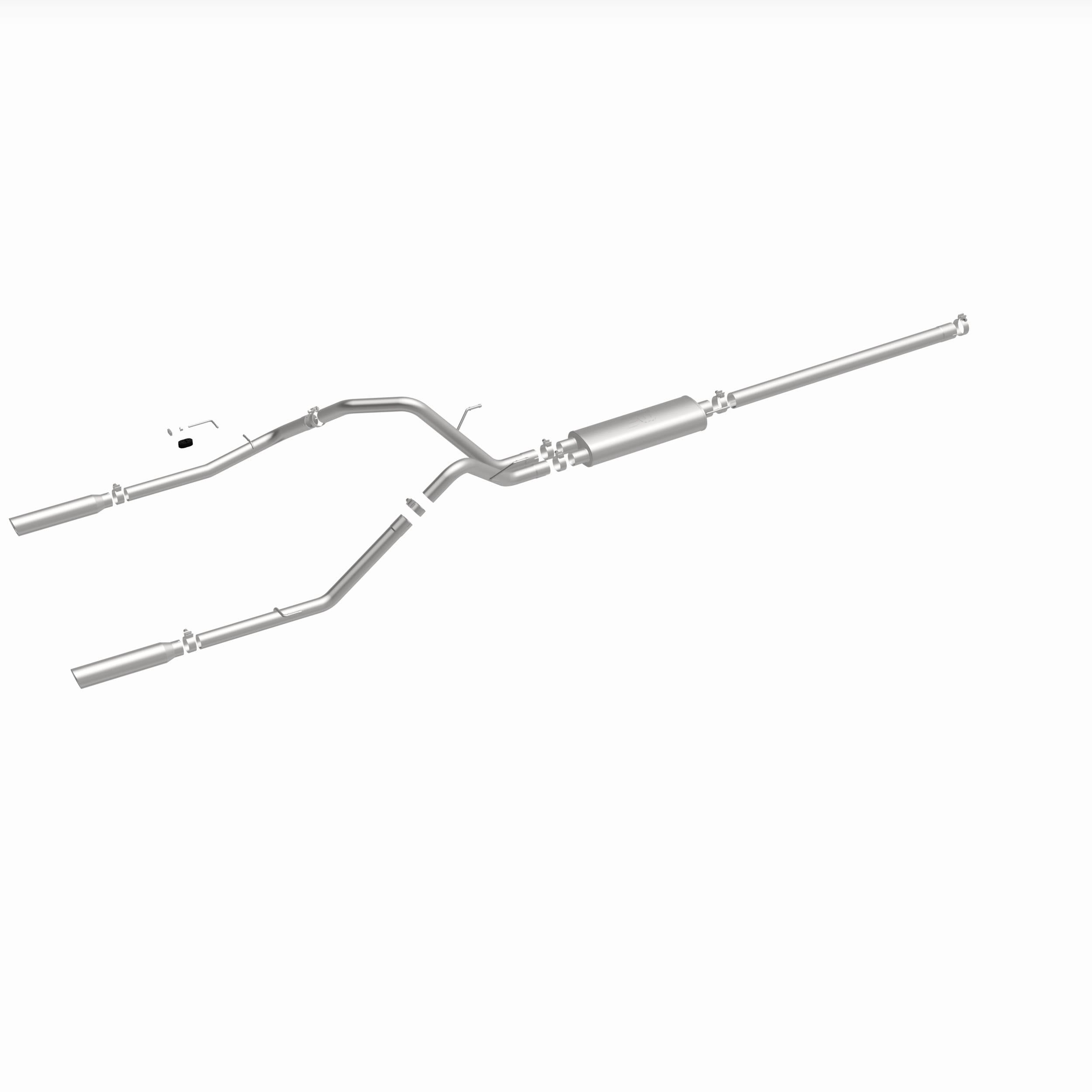 MagnaFlow Exhaust Products 16700 - Street Series Polished Cat-Back System 4