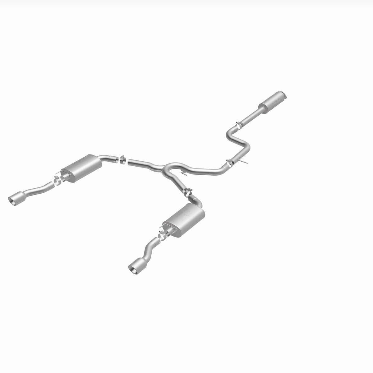 MagnaFlow Exhaust Products 16707 - Street Series Polished Cat-Back System 1