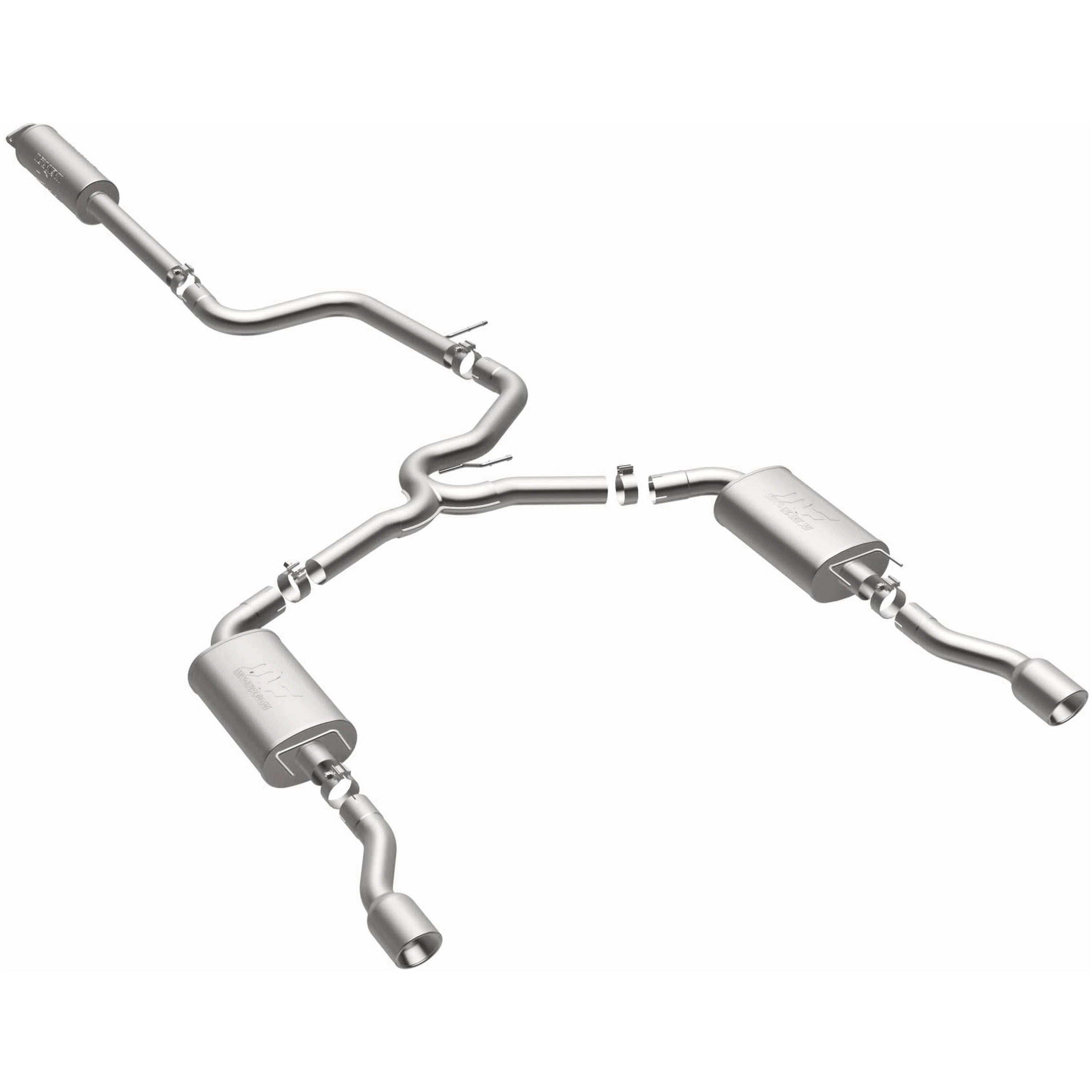 MagnaFlow Exhaust Products 16707 - Street Series Polished Cat-Back System 3