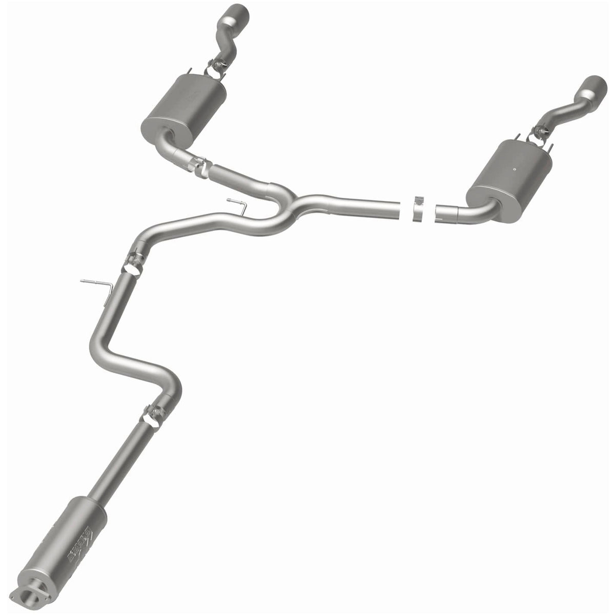 MagnaFlow Exhaust Products 16707 - Street Series Polished Cat-Back System 4
