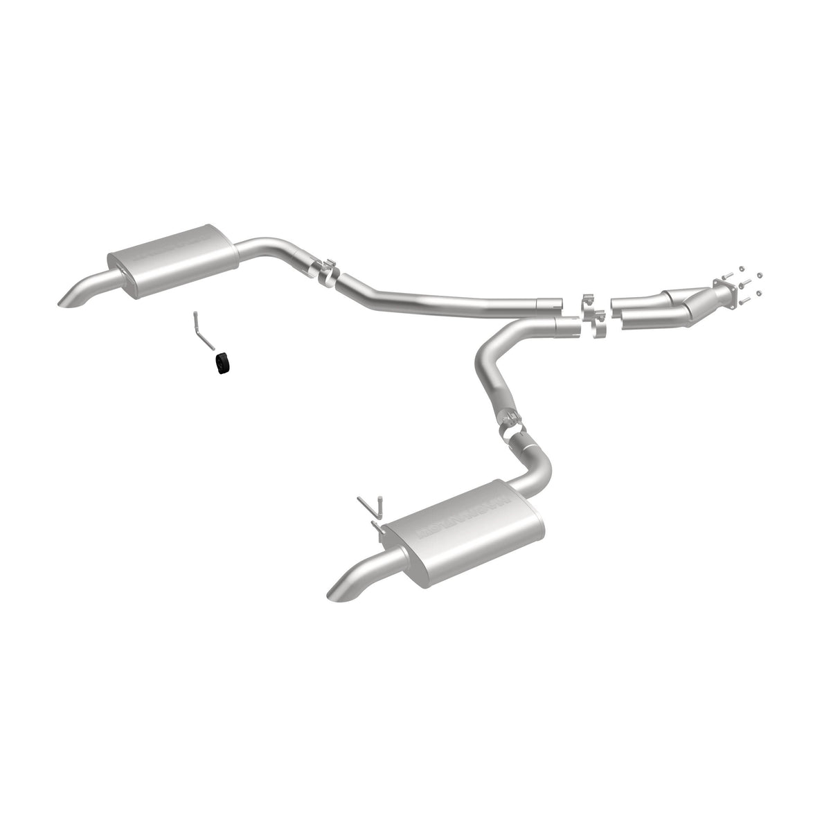MagnaFlow Exhaust Products 16710 - Street Series Satin Cat-Back System 1
