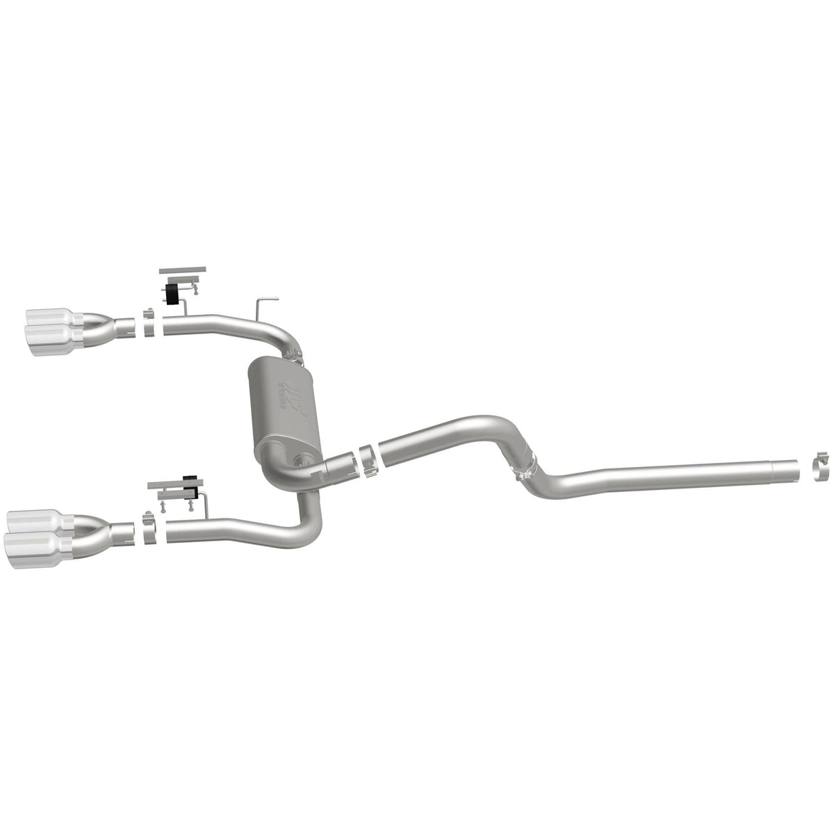 MagnaFlow Exhaust Products 16723 - Street Series Polished Cat-Back System 4