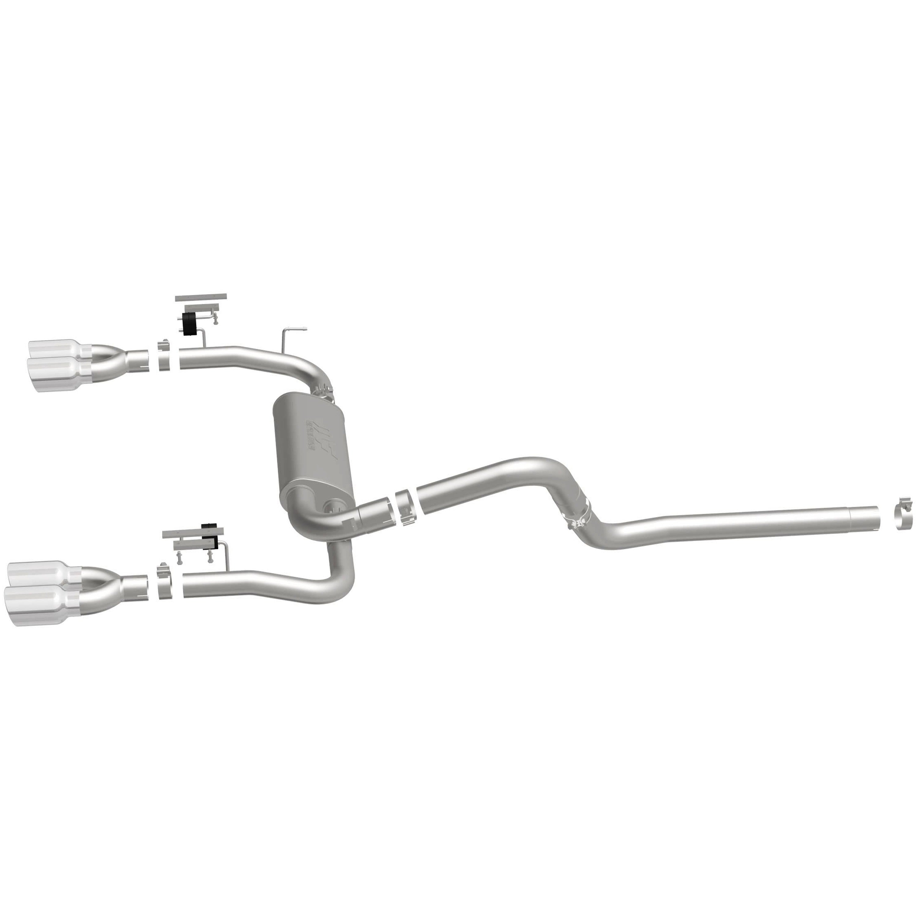 MagnaFlow Exhaust Products 16723 - Street Series Polished Cat-Back System 4