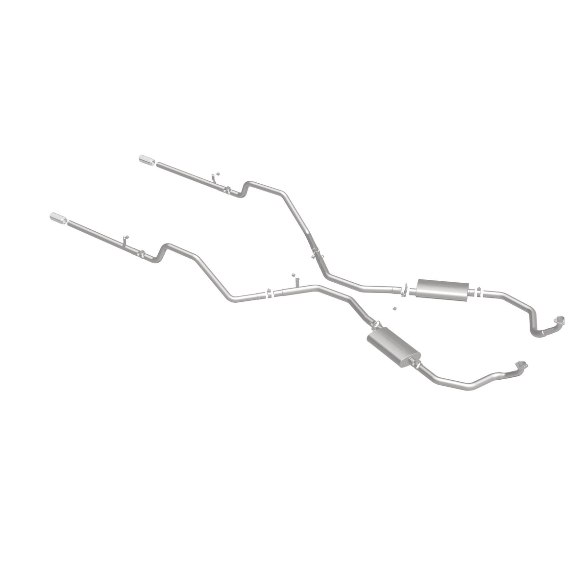 MagnaFlow Exhaust Products 16724 - Street Series Polished System 4