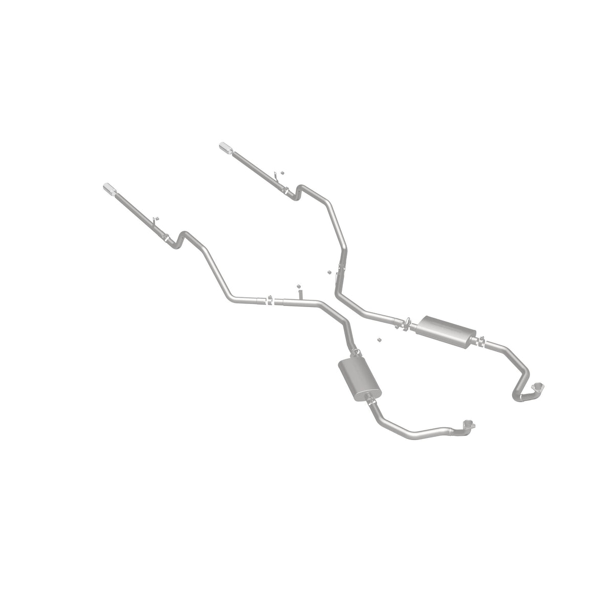 MagnaFlow Exhaust Products 16724 - Street Series Polished System 5