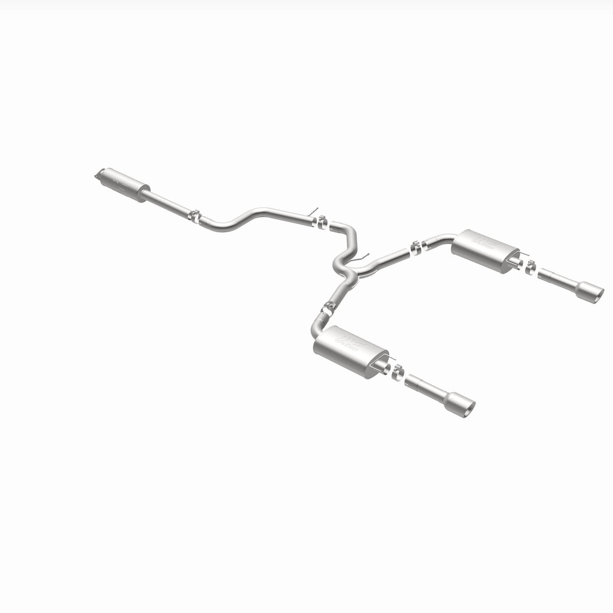 MagnaFlow Exhaust Products 16727 - Street Series Polished Cat-Back System 1