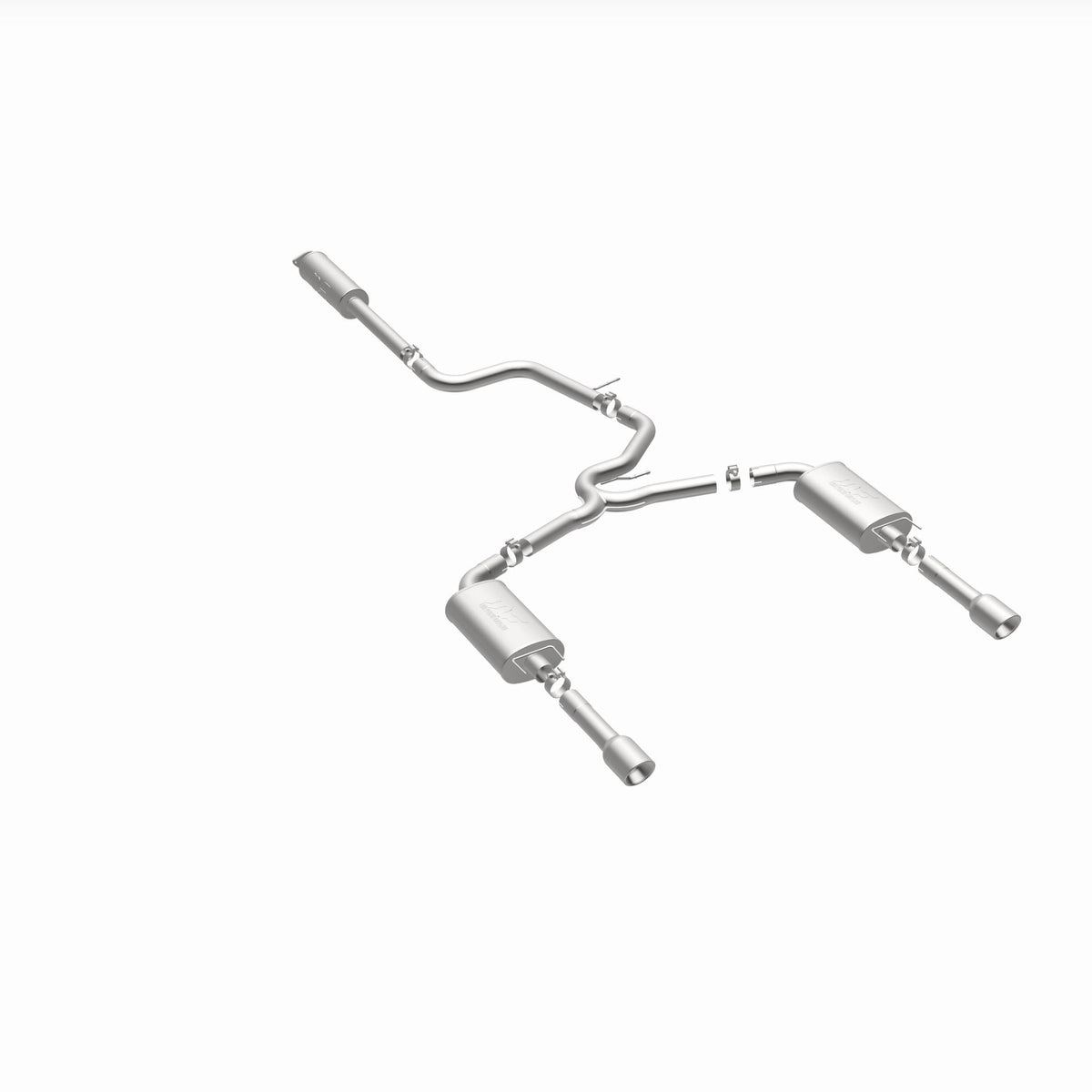 MagnaFlow Exhaust Products 16727 - Street Series Polished Cat-Back System 2