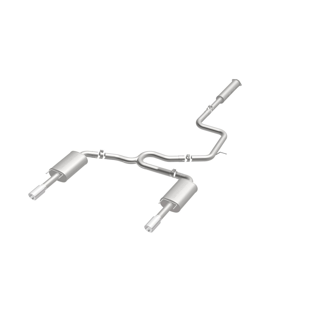MagnaFlow Exhaust Products 16729 - Street Series Polished Cat-Back System