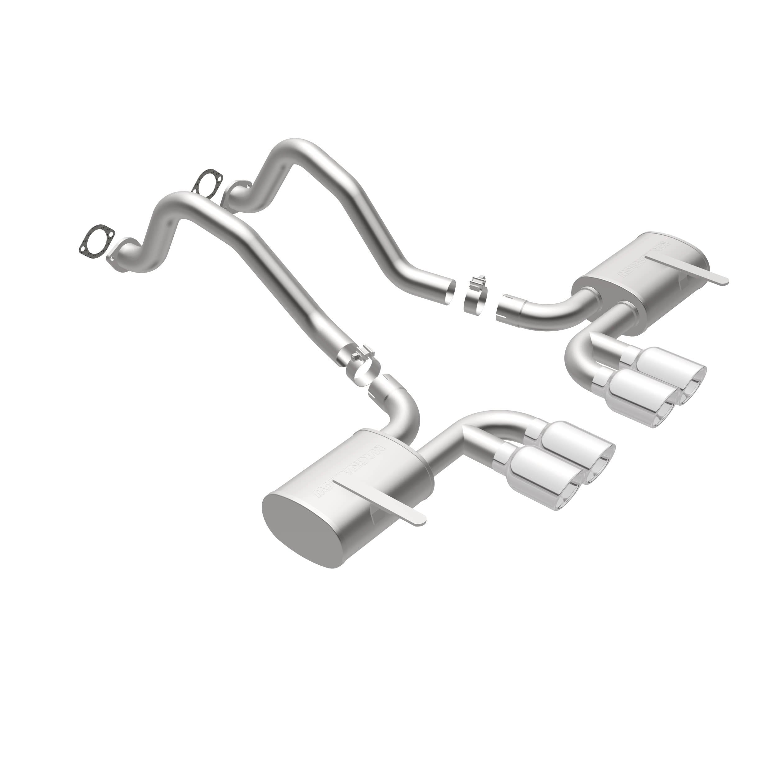 MagnaFlow Exhaust Products 16732 - Street Series Polished Axle Back System 1