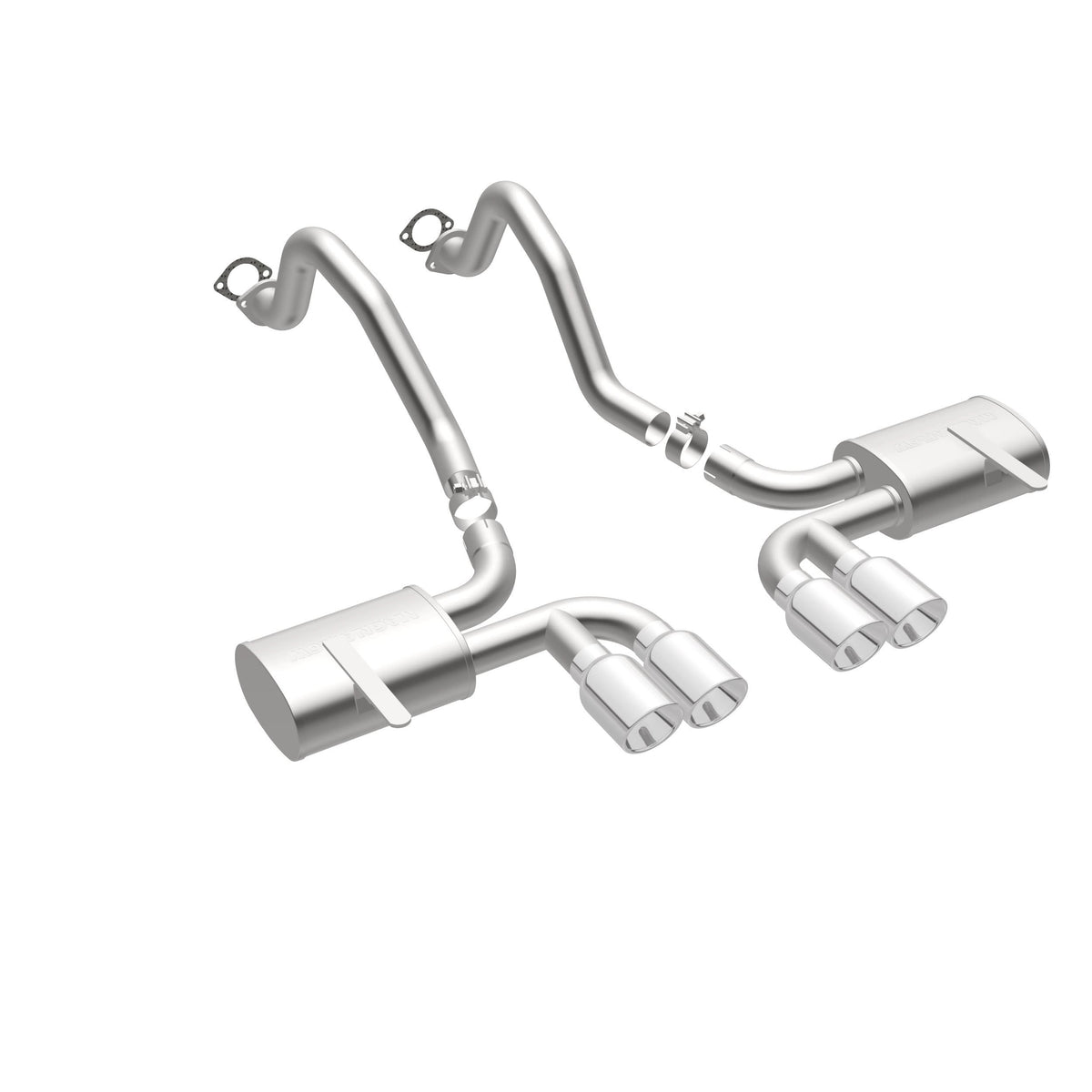 MagnaFlow Exhaust Products 16732 - Street Series Polished Axle Back System 2